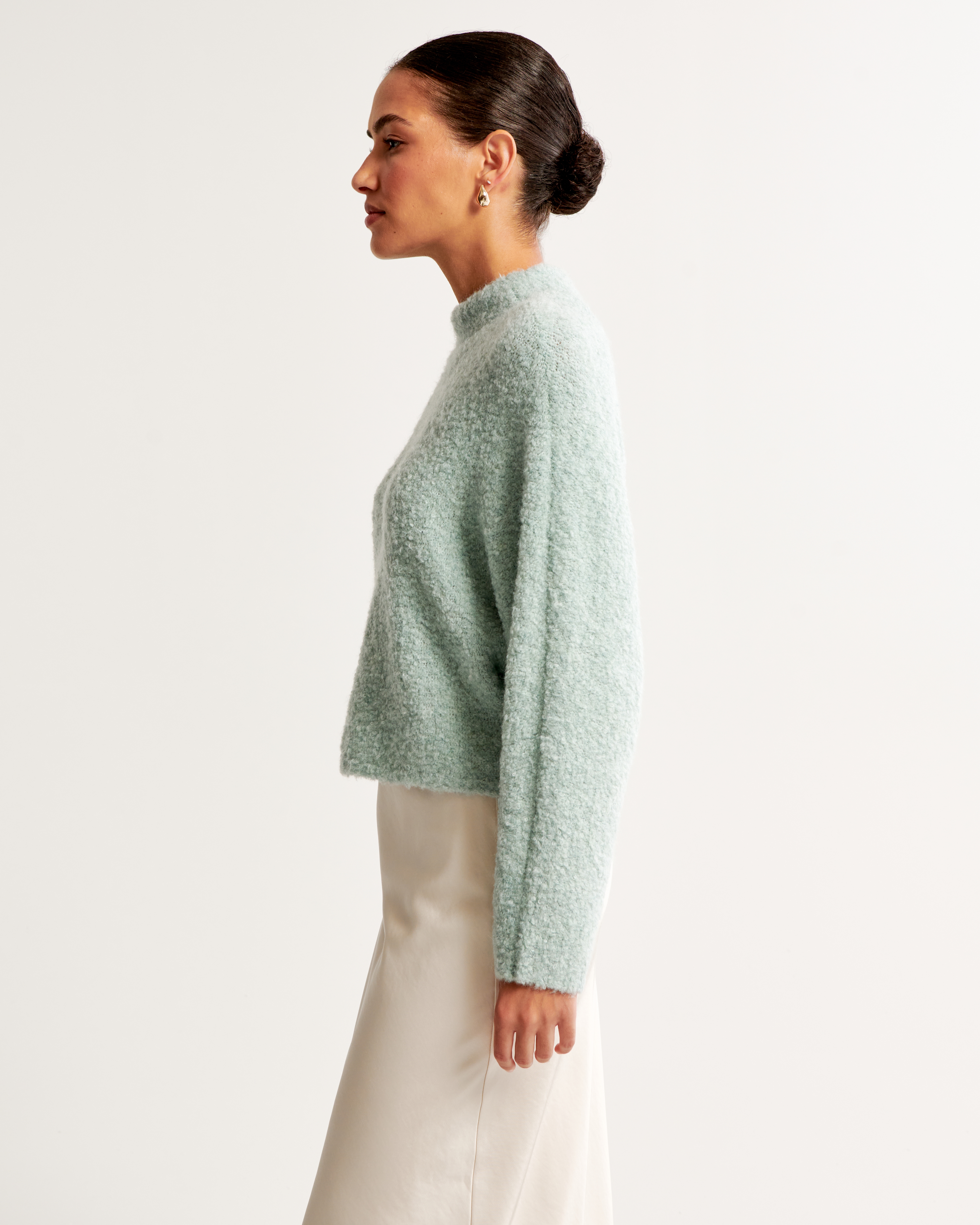 Mockneck Dolman Sweater