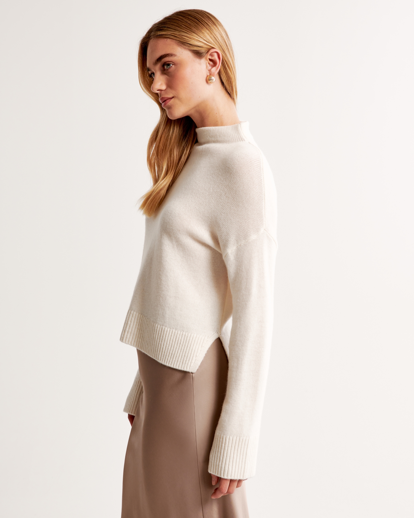 Cashmere Mockneck Sweater