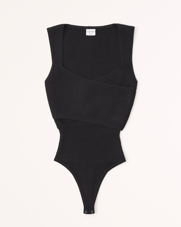 Women's Wrap Sweater Bodysuit | Women's Clearance | Abercrombie.com