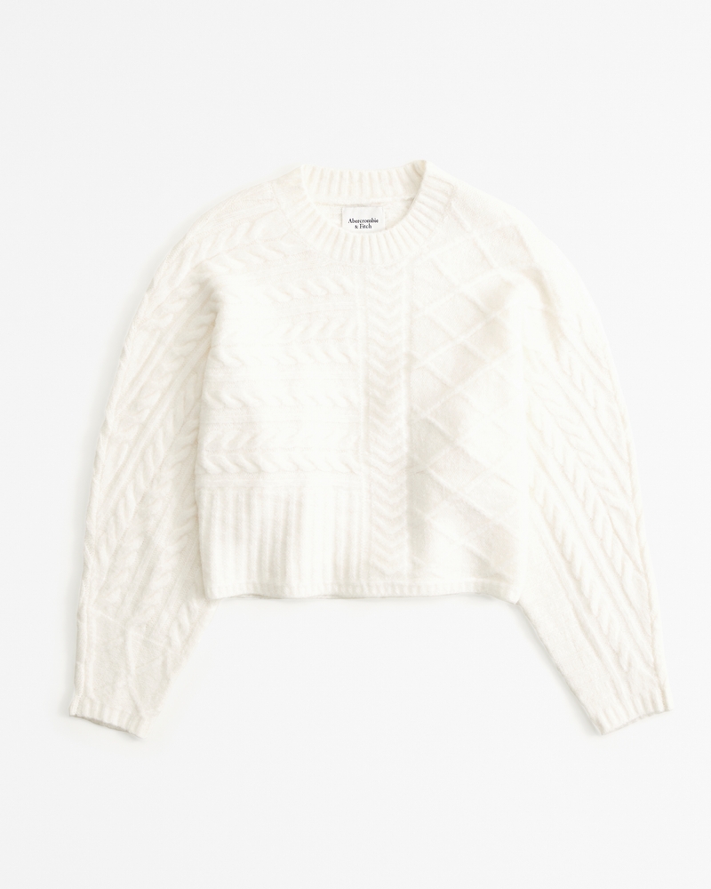 Abercrombie cable 2025 knit sweater