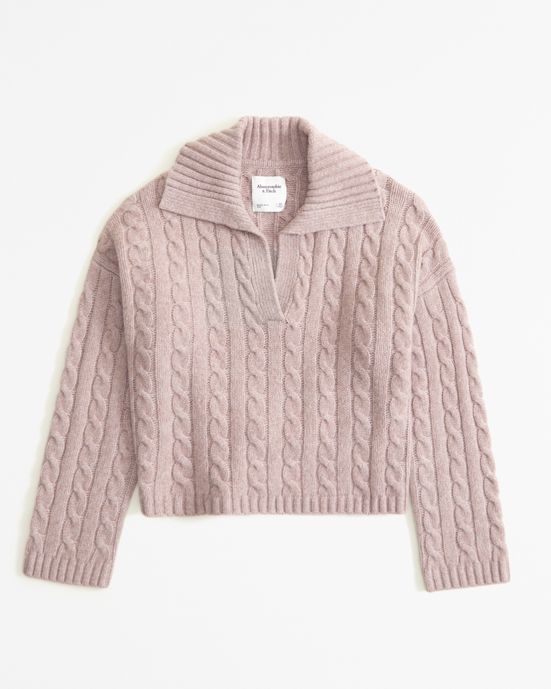 Abercrombie cable shop knit sweater