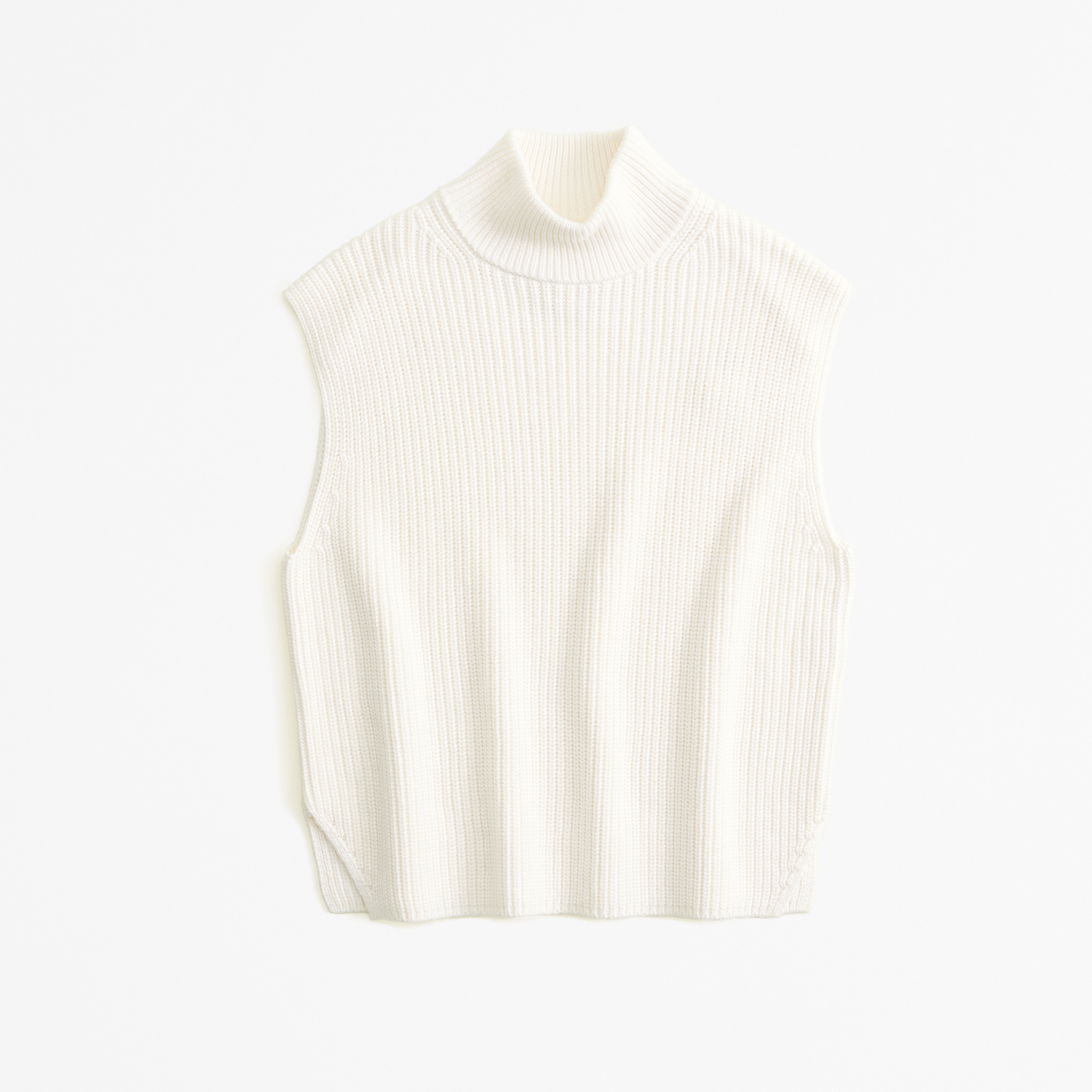 Sleeveless Turtleneck Sweater