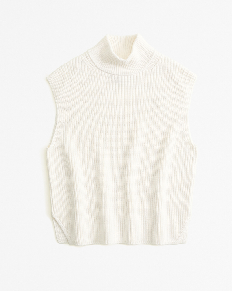 Women's Sleeveless Turtleneck Sweater | Women's Tops | Abercrombie.com