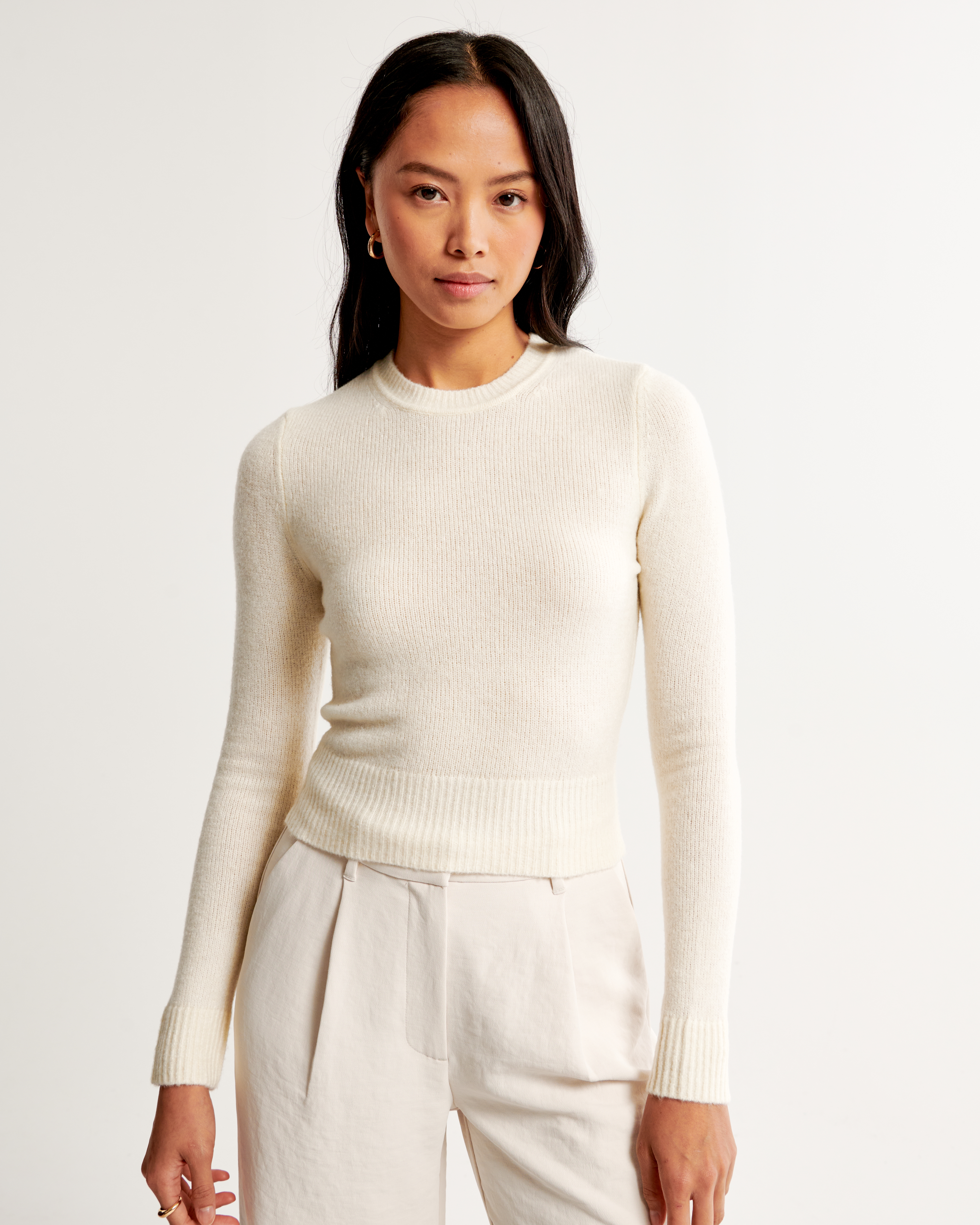 Thin crew neck online sweater