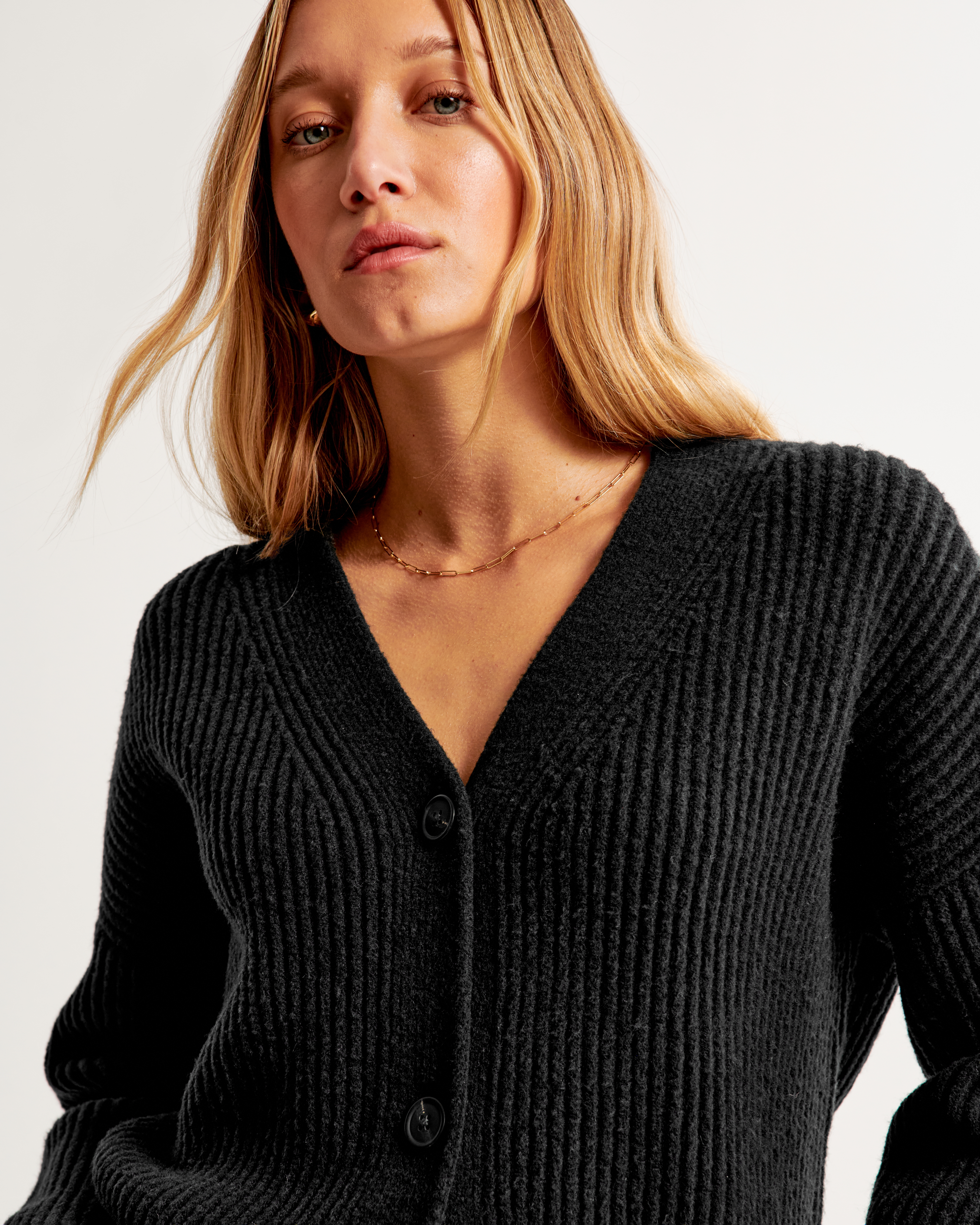 Hollister ribbed cardigan sale