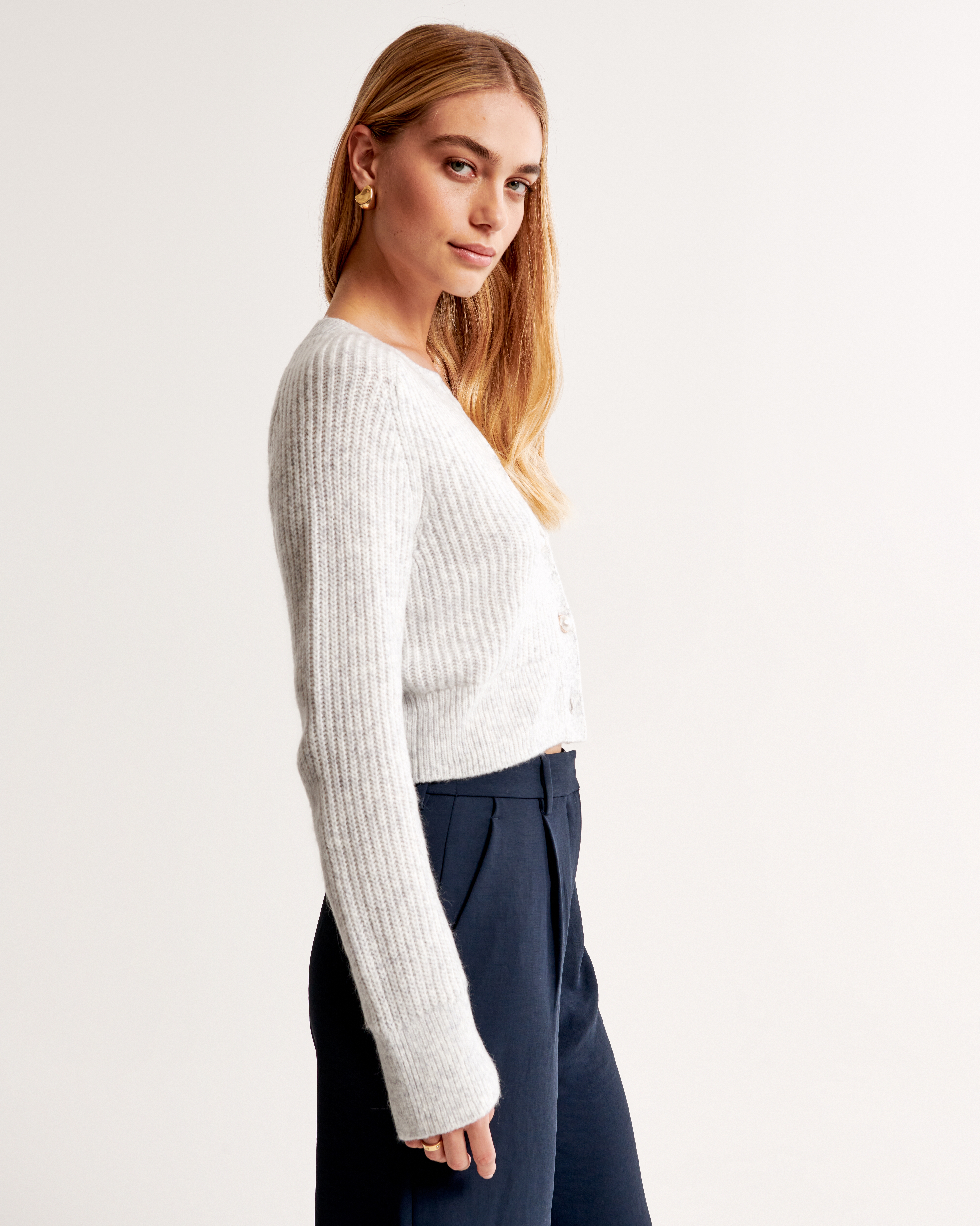 Women's Crew Pearl Button Cardigan | Women's Tops | Abercrombie.com