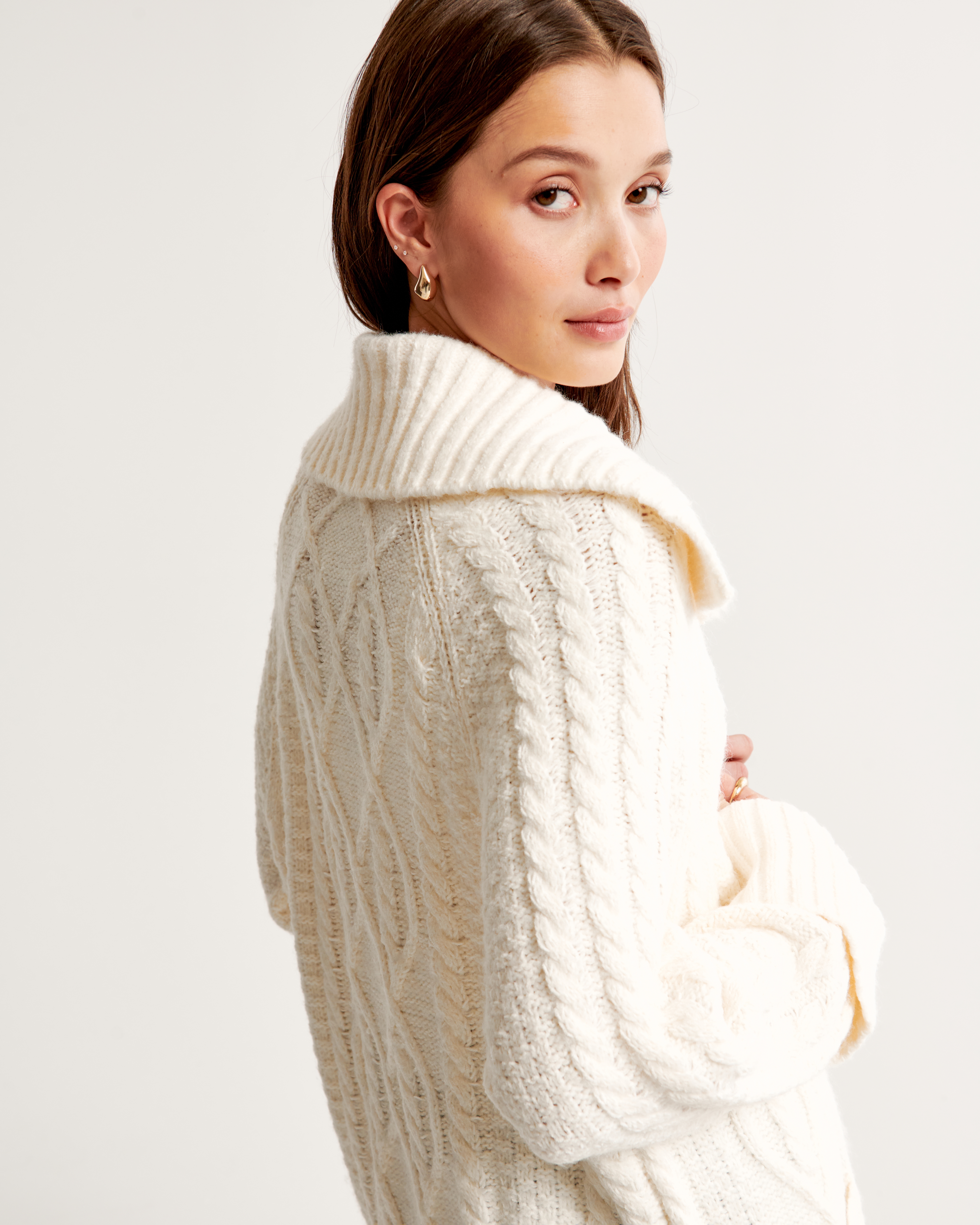 Cable hotsell knit duster