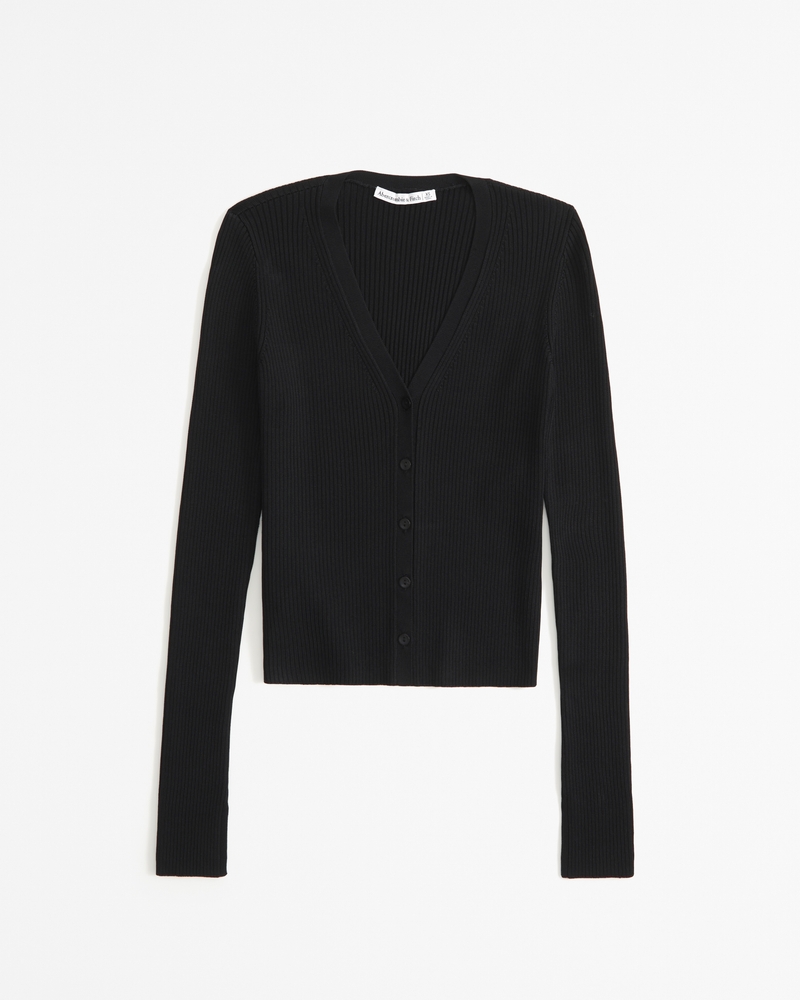 Women's Glossy Slim Cardigan | Women's Tops | Abercrombie.com