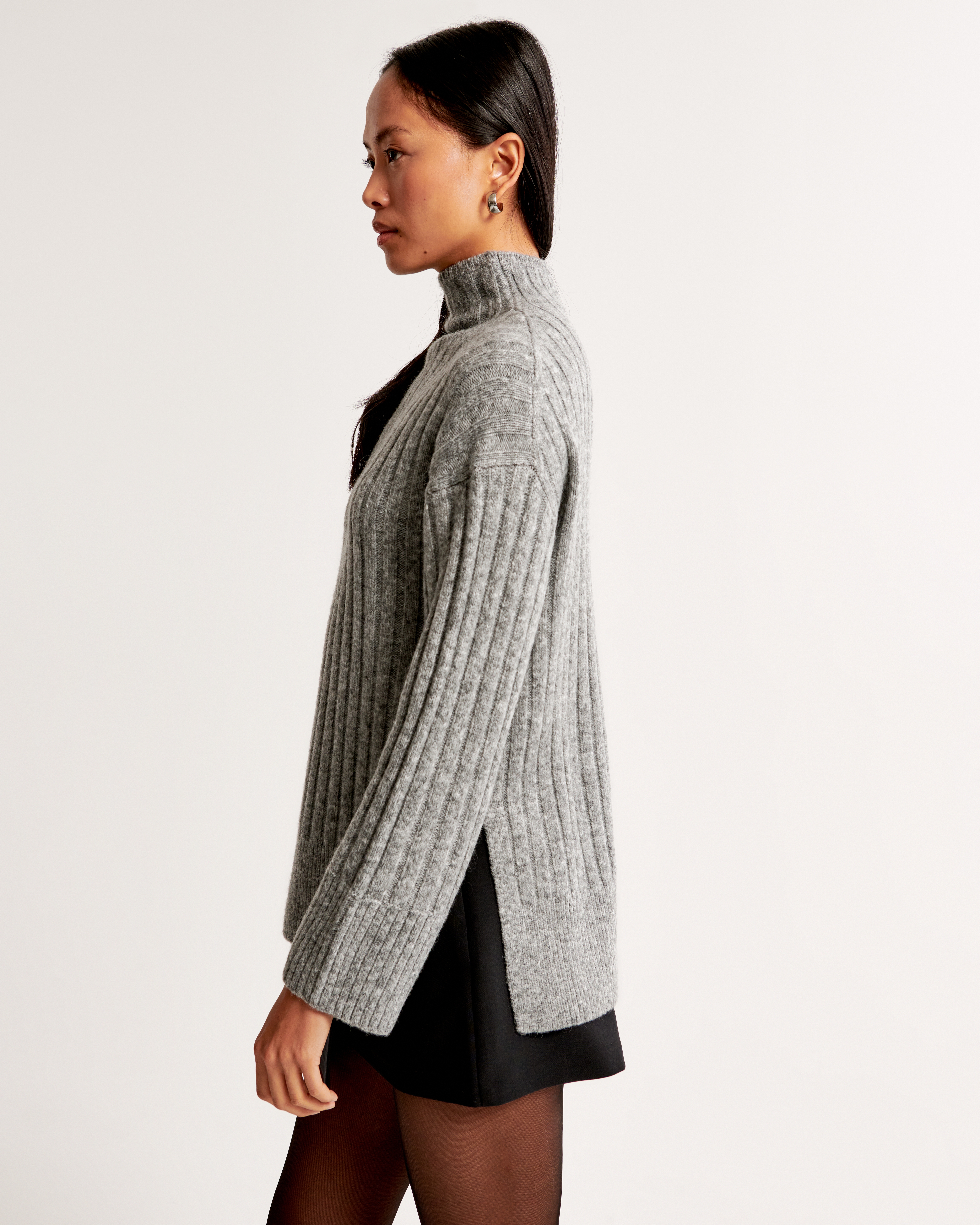 Bp ribbed clearance funnel neck sweater