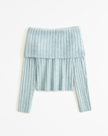 Theory off the shoulder sweater sale