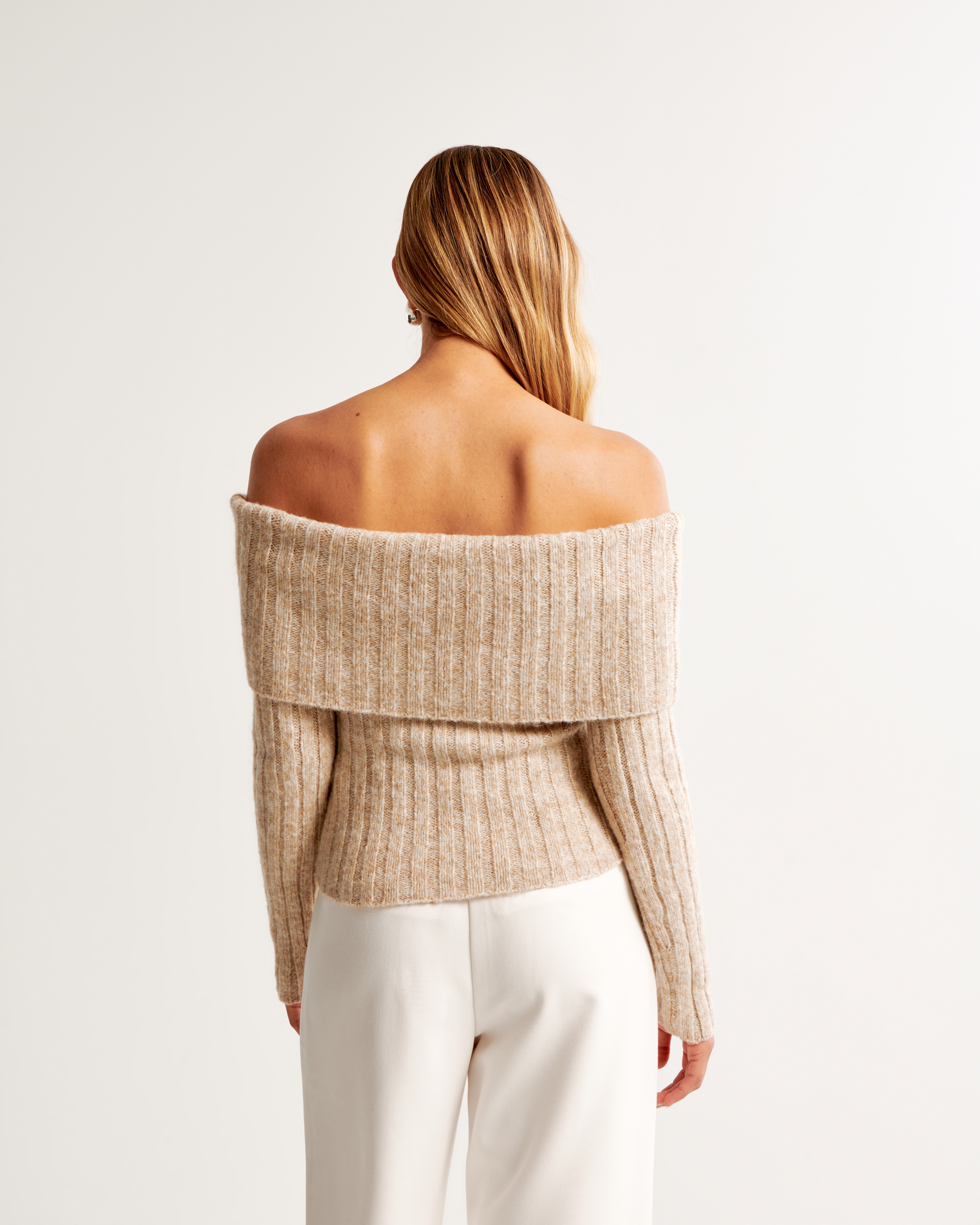 Womens off hot sale the shoulder sweater