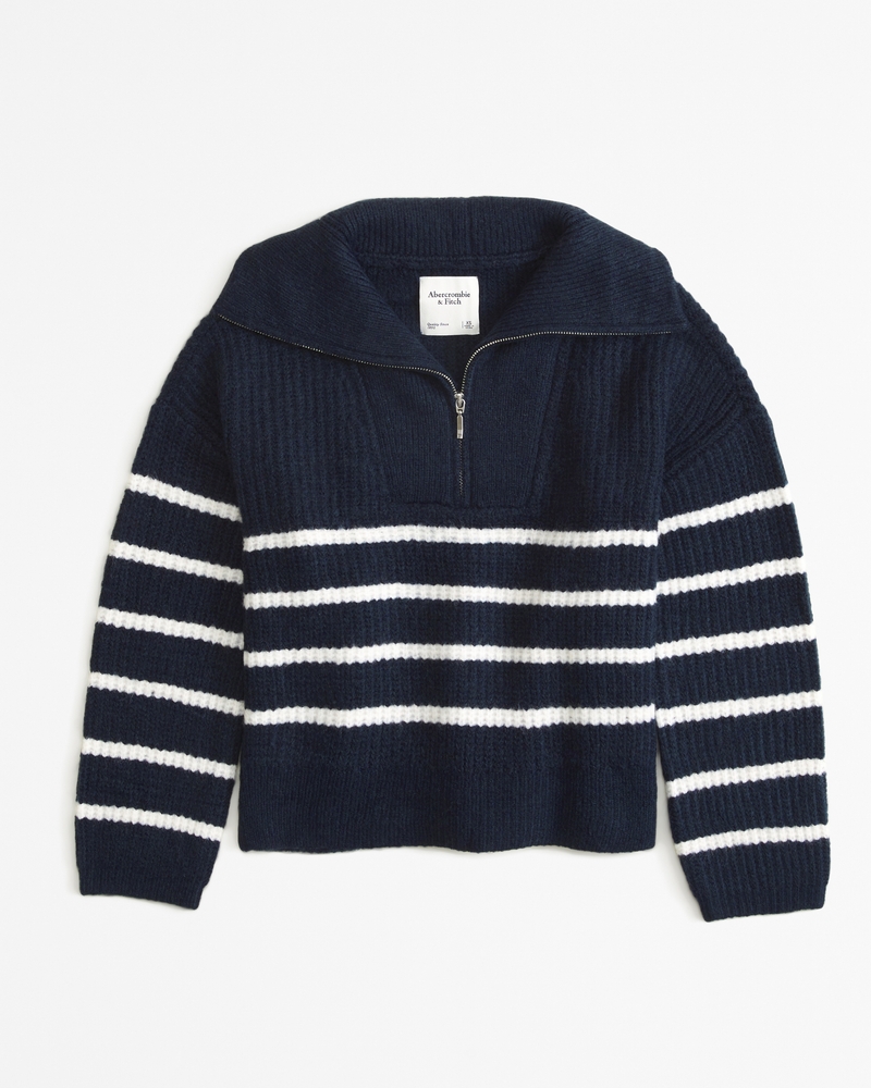 Abercrombie half zip clearance sweater