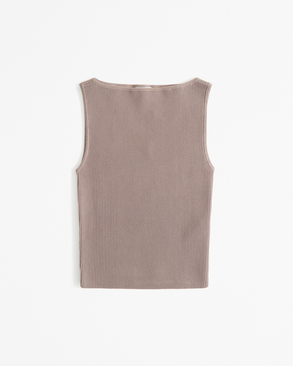 Ottoman Slash Top, Taupe