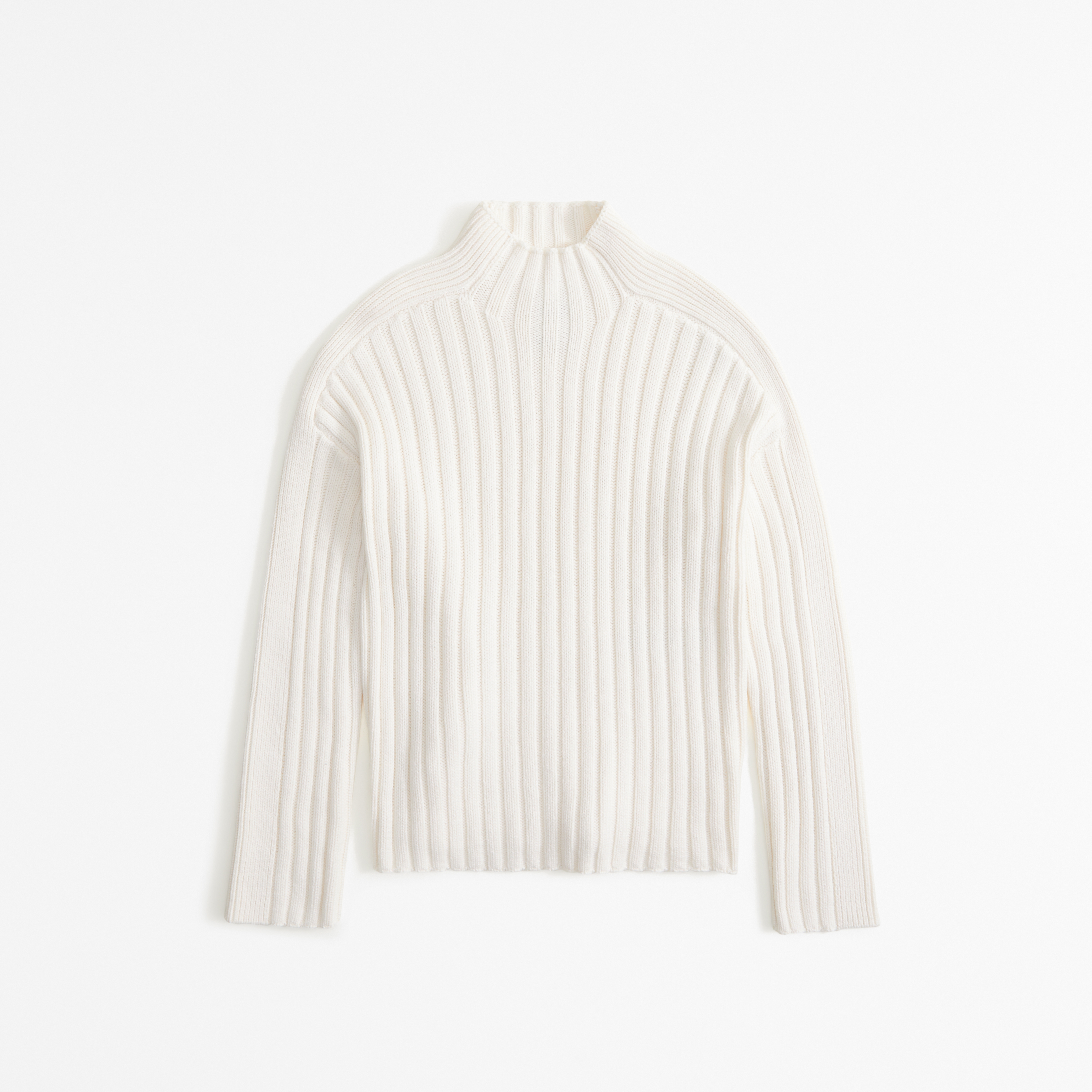 Ribbed Mockneck Sweater