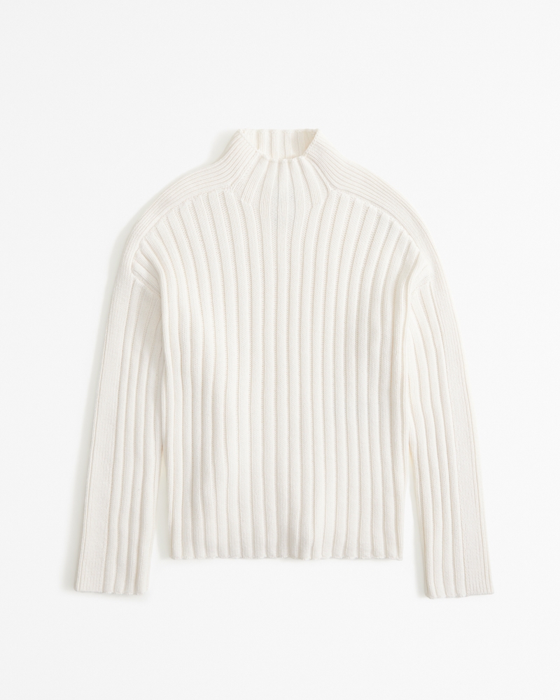  The Drop Women's Amy Fitted Turtleneck Ribbed Sweater