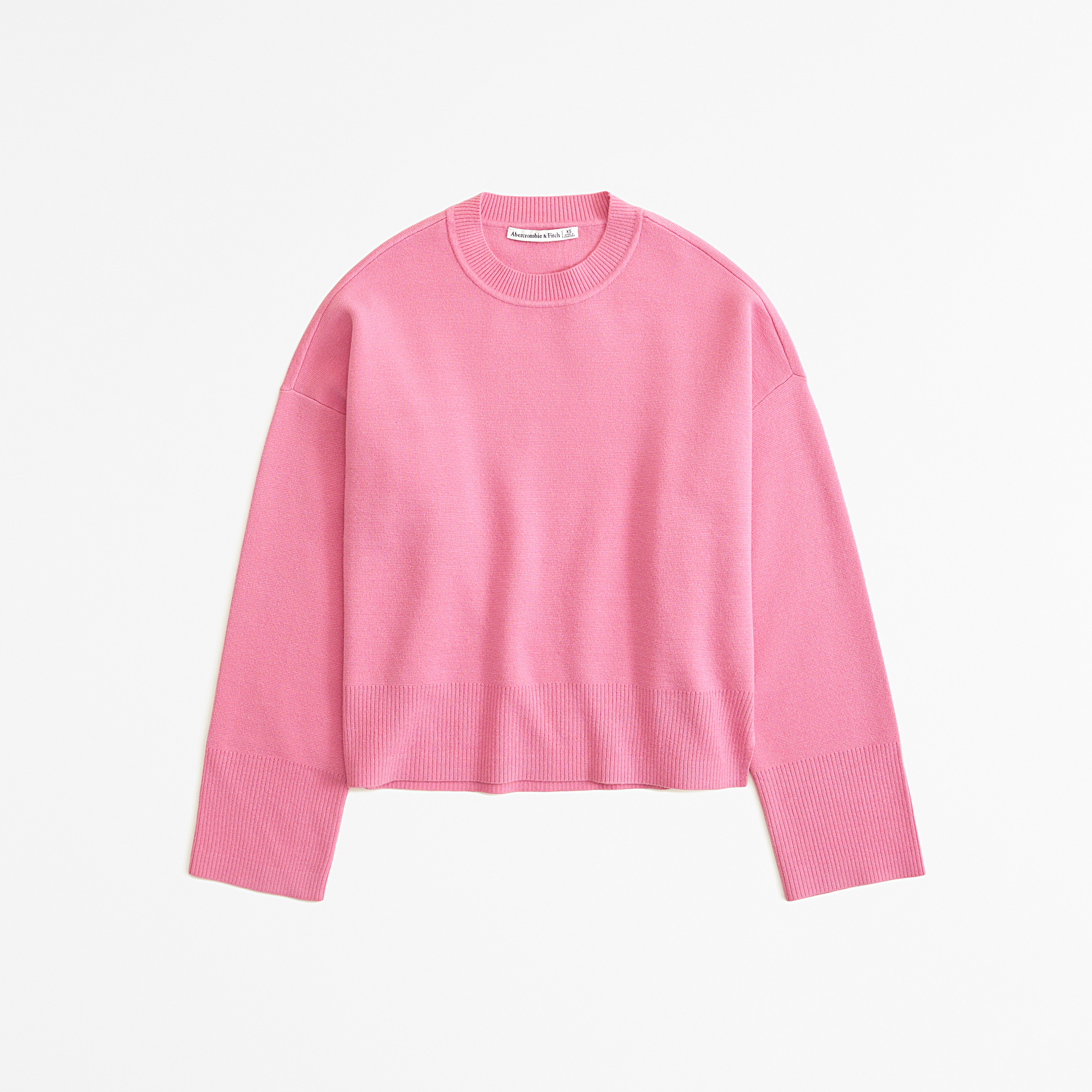 Crew neck pink discount sweater