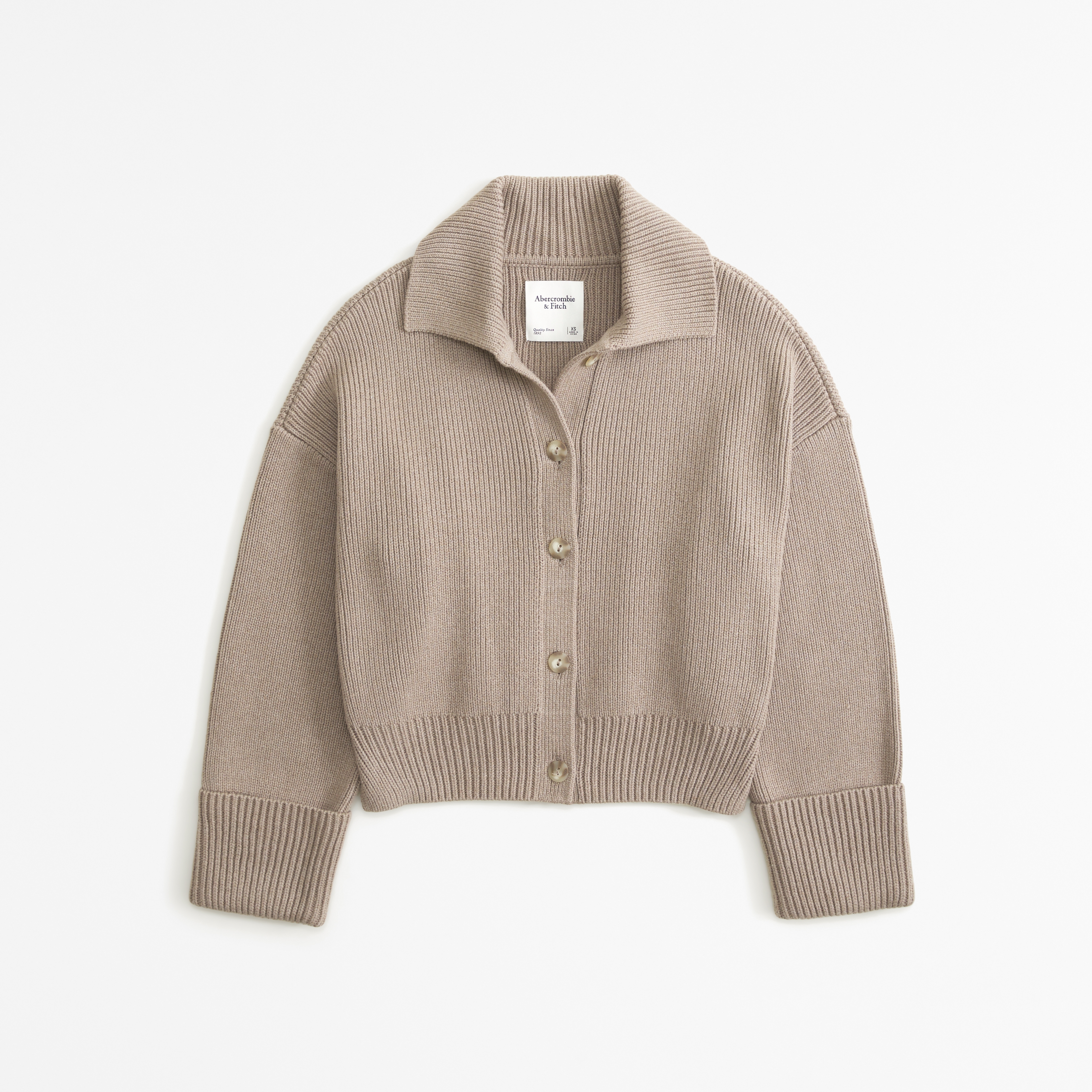 Women s Collared Cardigan Women s Tops Abercrombie