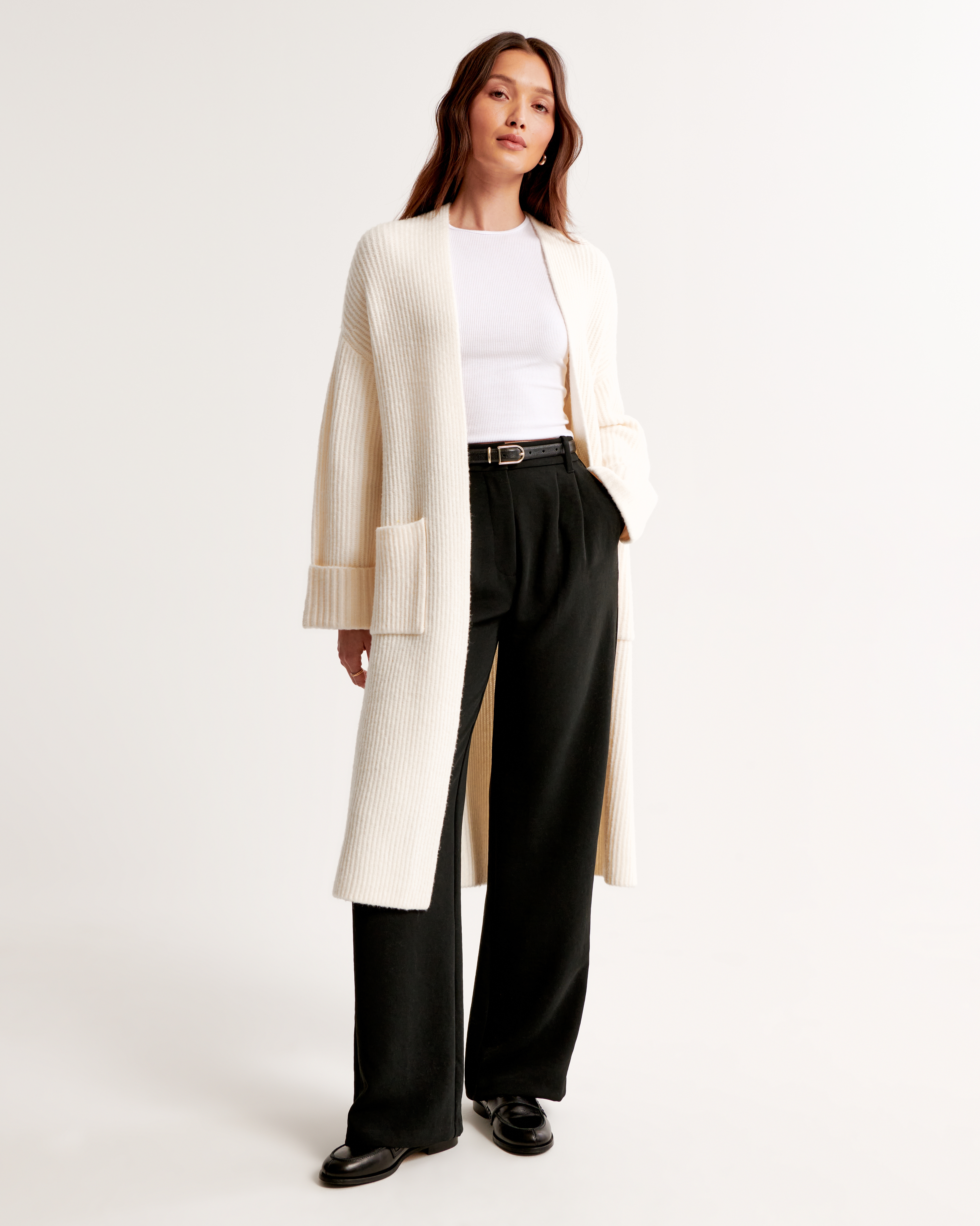 Cream 2025 duster cardigan