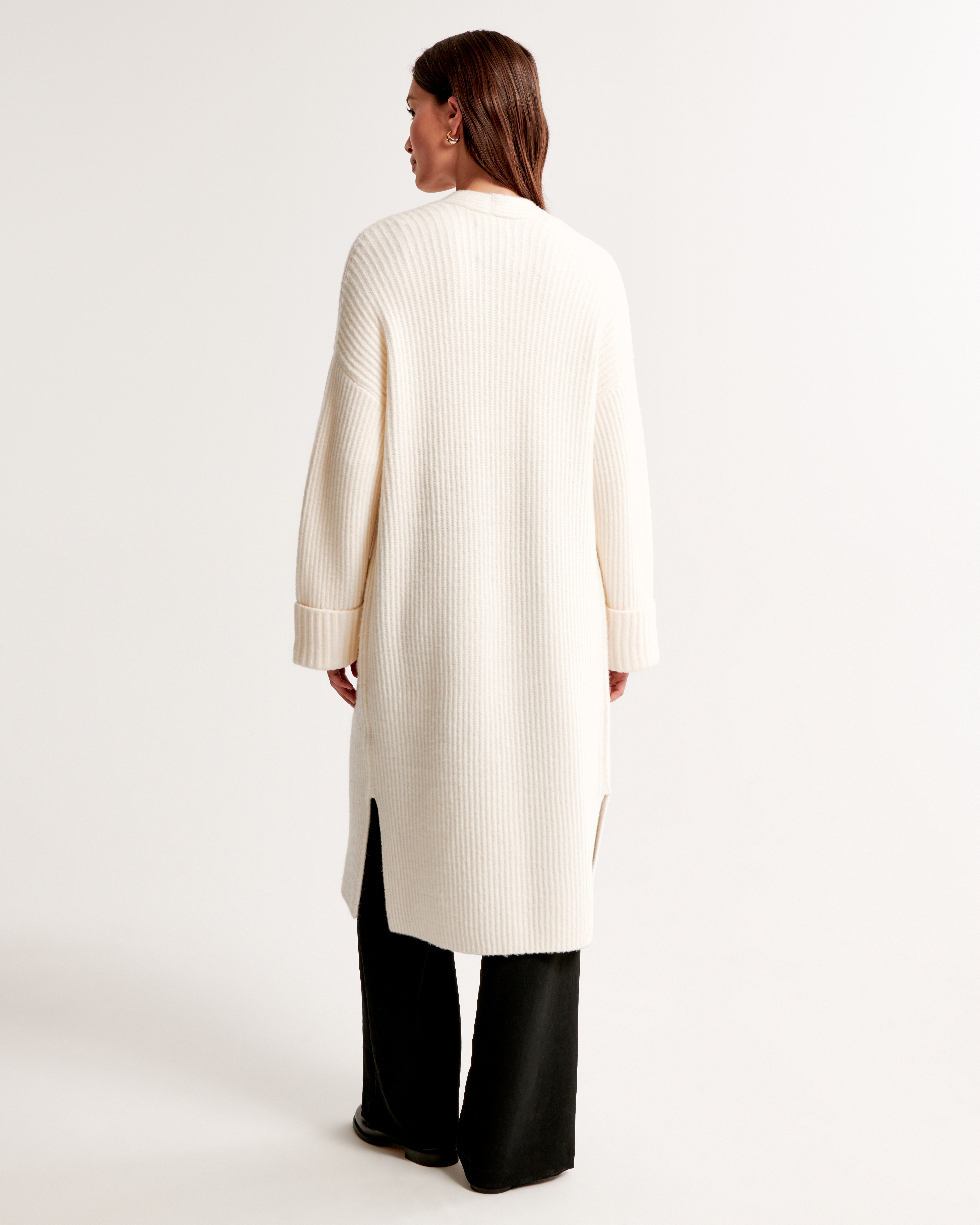 Inc ribbed hotsell duster cardigan