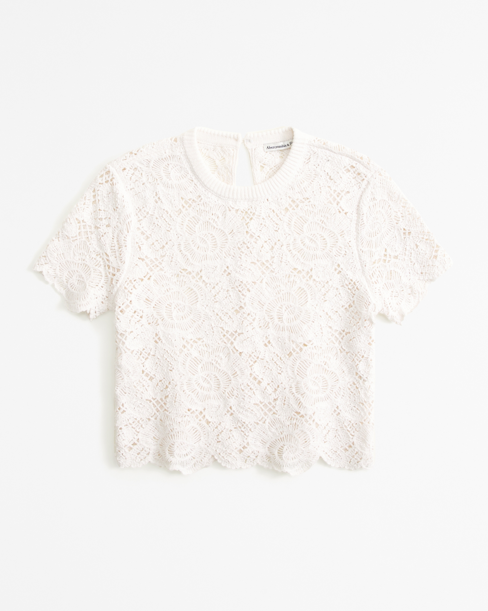 Crochet-Style Lacy Tee