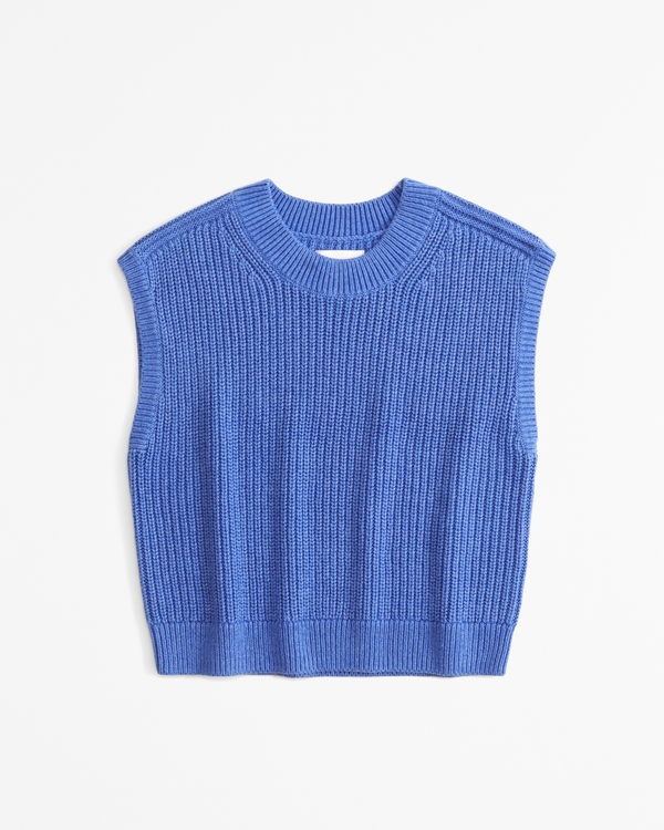 Crew Shell Sweater, Blue