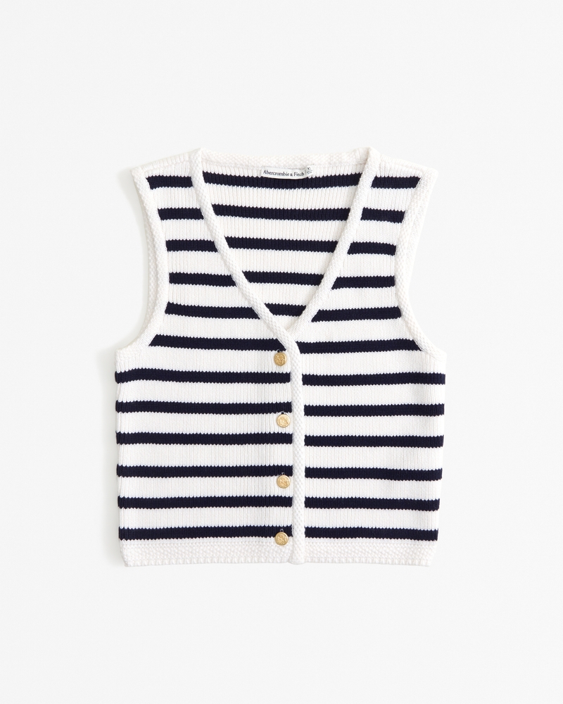 The A F Mara Button Up Sweater Vest