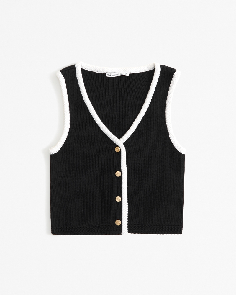 The A F Mara Button Up Sweater Vest