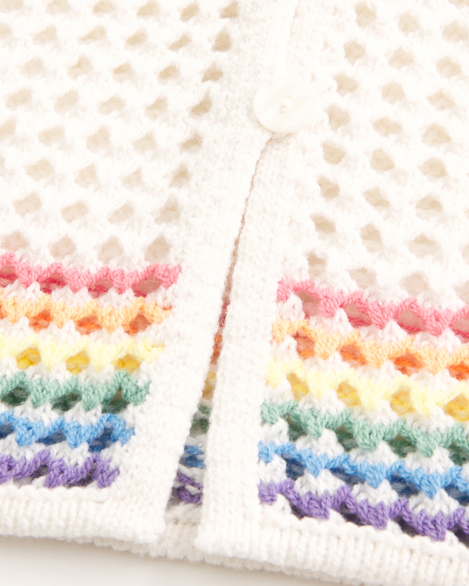 Pride Crochet-Style Sweater Vest