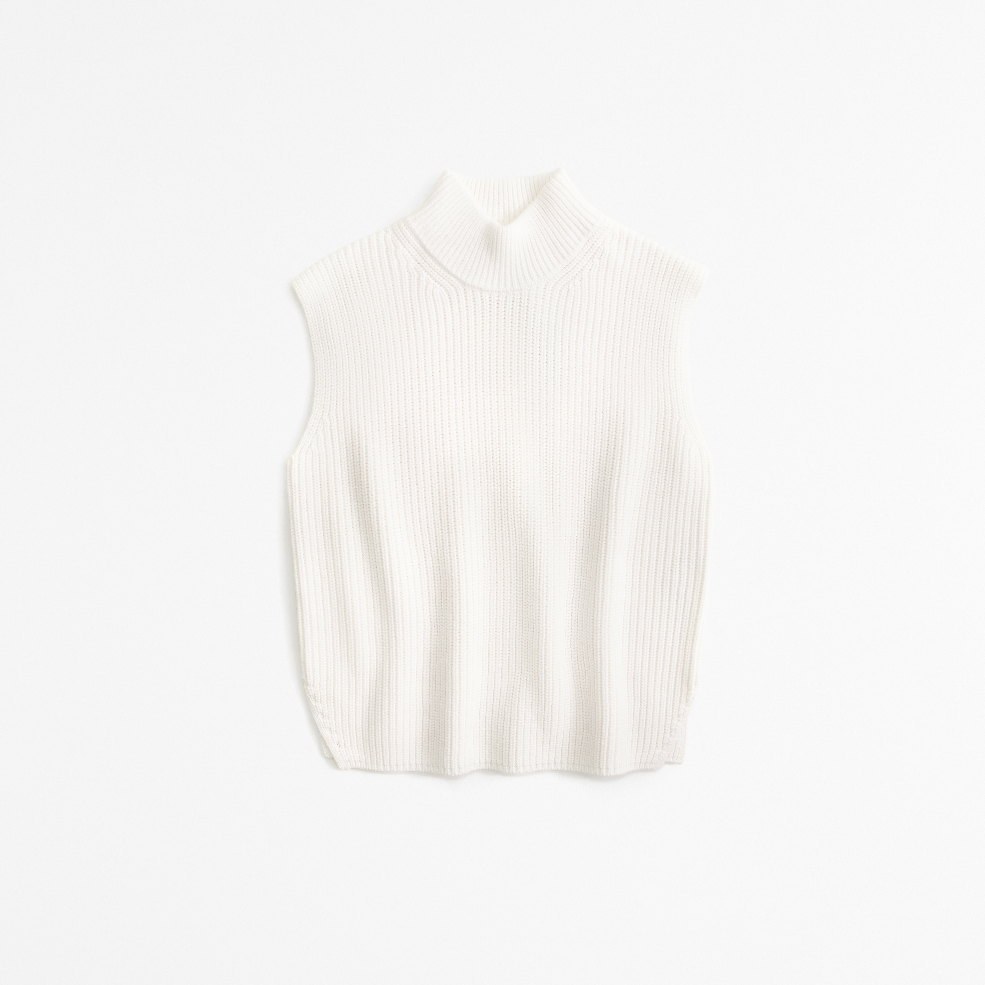 Megan turtleneck wool sweater vest