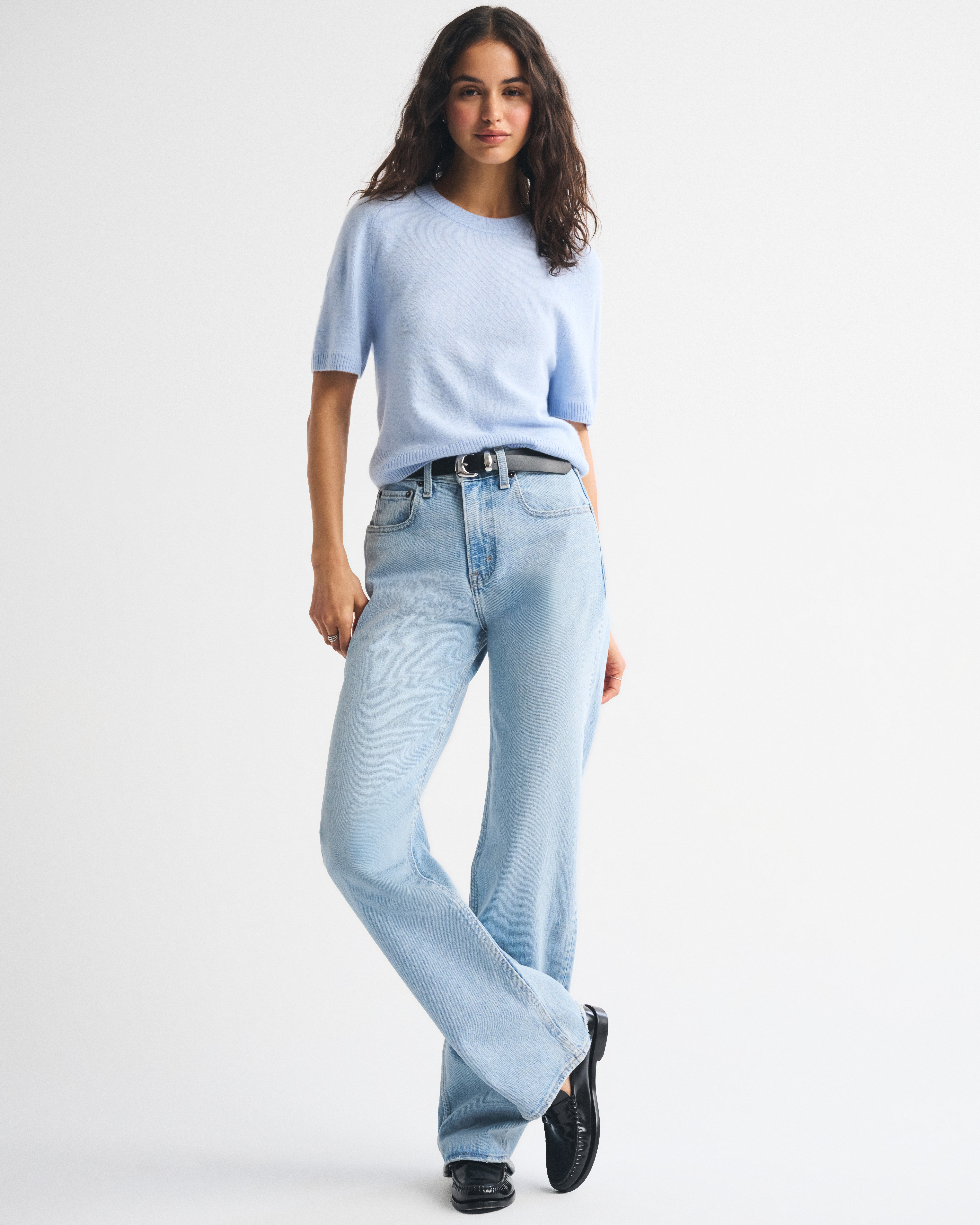 Женские футболки Abercrombie & Fitch Cashmere Crew Tee — фото 3