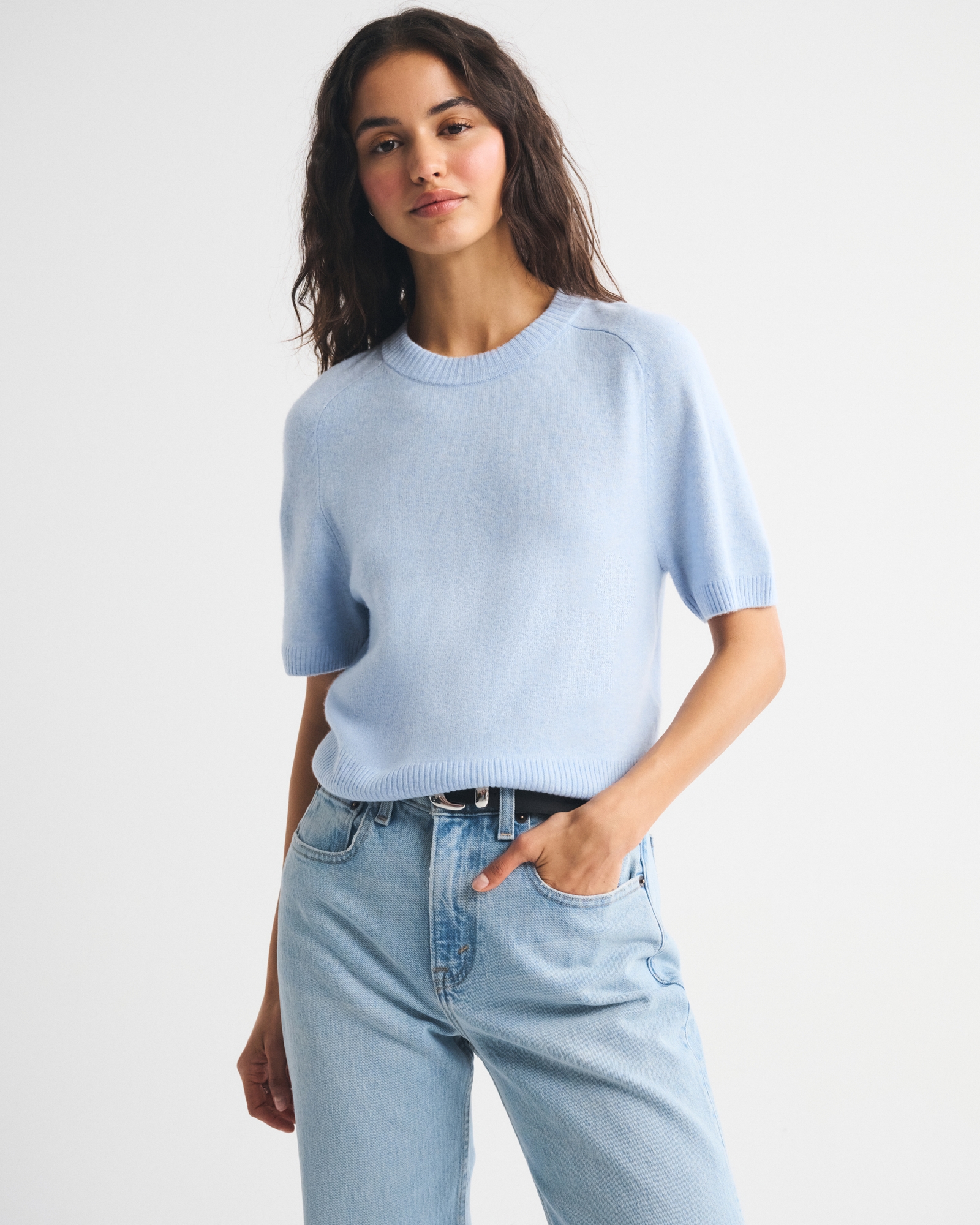 Cashmere Crew Tee