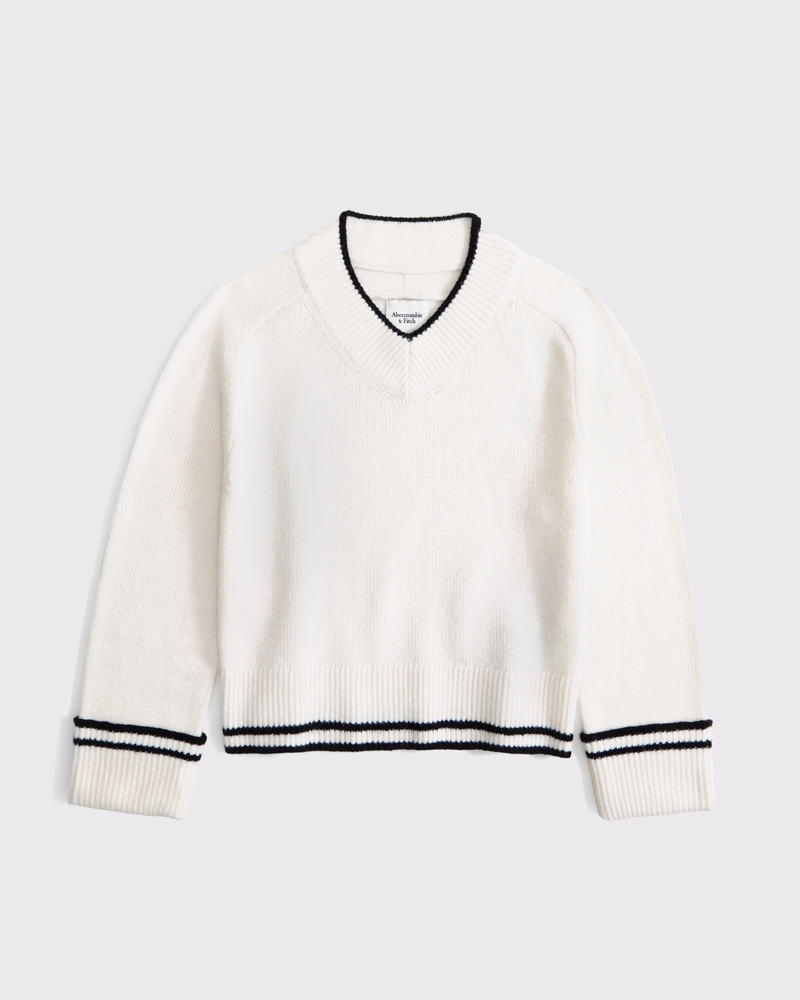 Abercrombie and fitch v neck sweater hot sale
