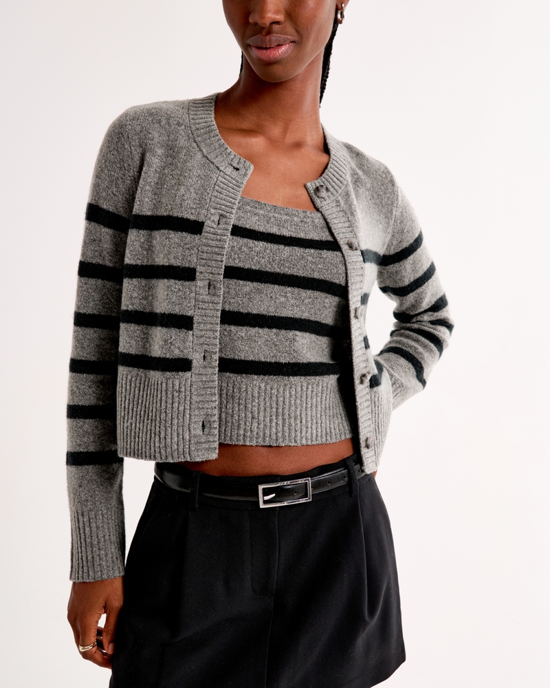 Cropped Cardigan Zara Cardigan And Tank Set Crop Top Cardigan And