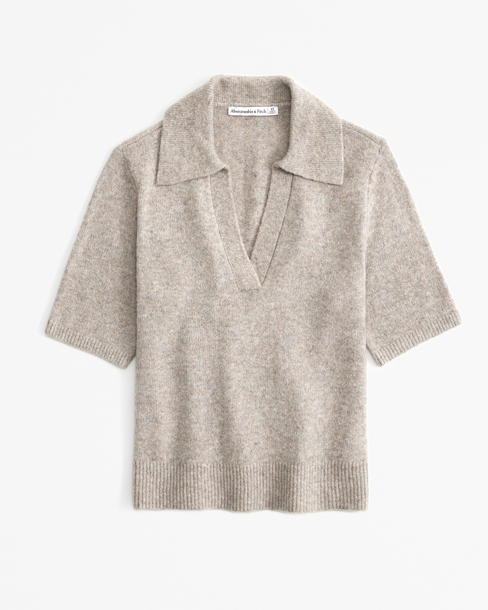 Notch-Neck Sweater Tee