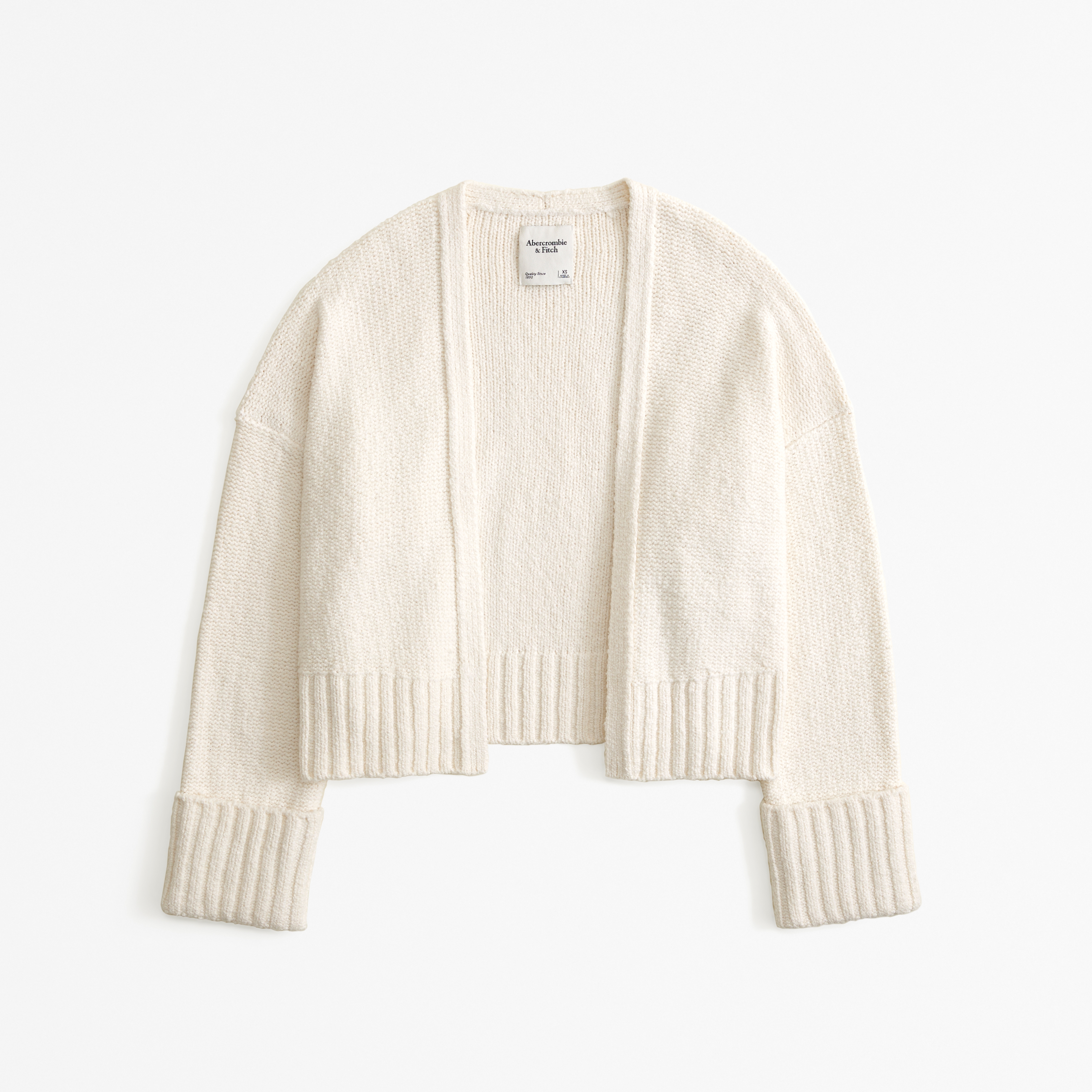 Abercrombie open front cardigan best sale