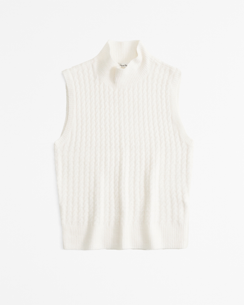 Cable mock neck sweater abercrombie best sale