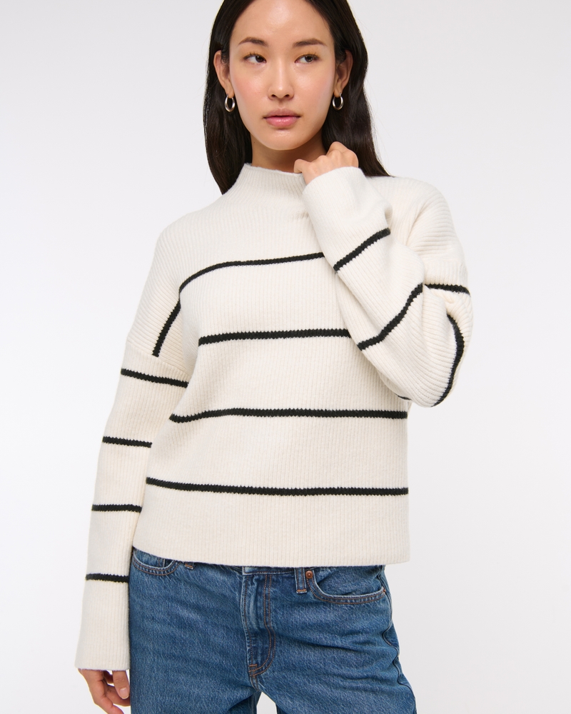 Easy Funnel Neck Sweater