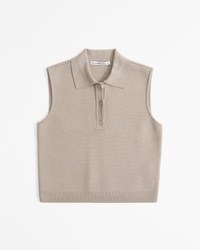 LuxeLoft Sleeveless Notch-Neck Top