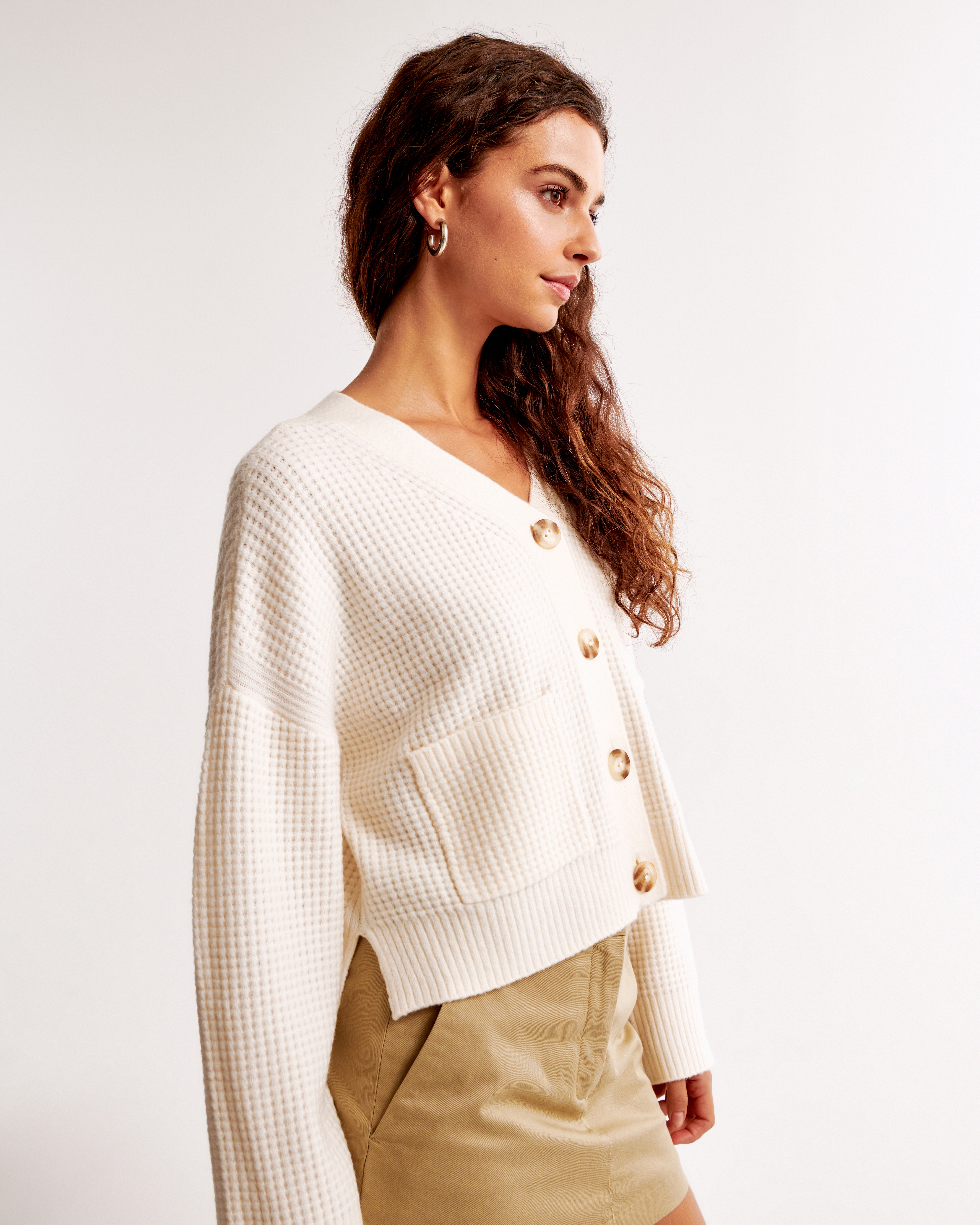 Women's Waffle Cardigan | Women's Tops | Abercrombie.com