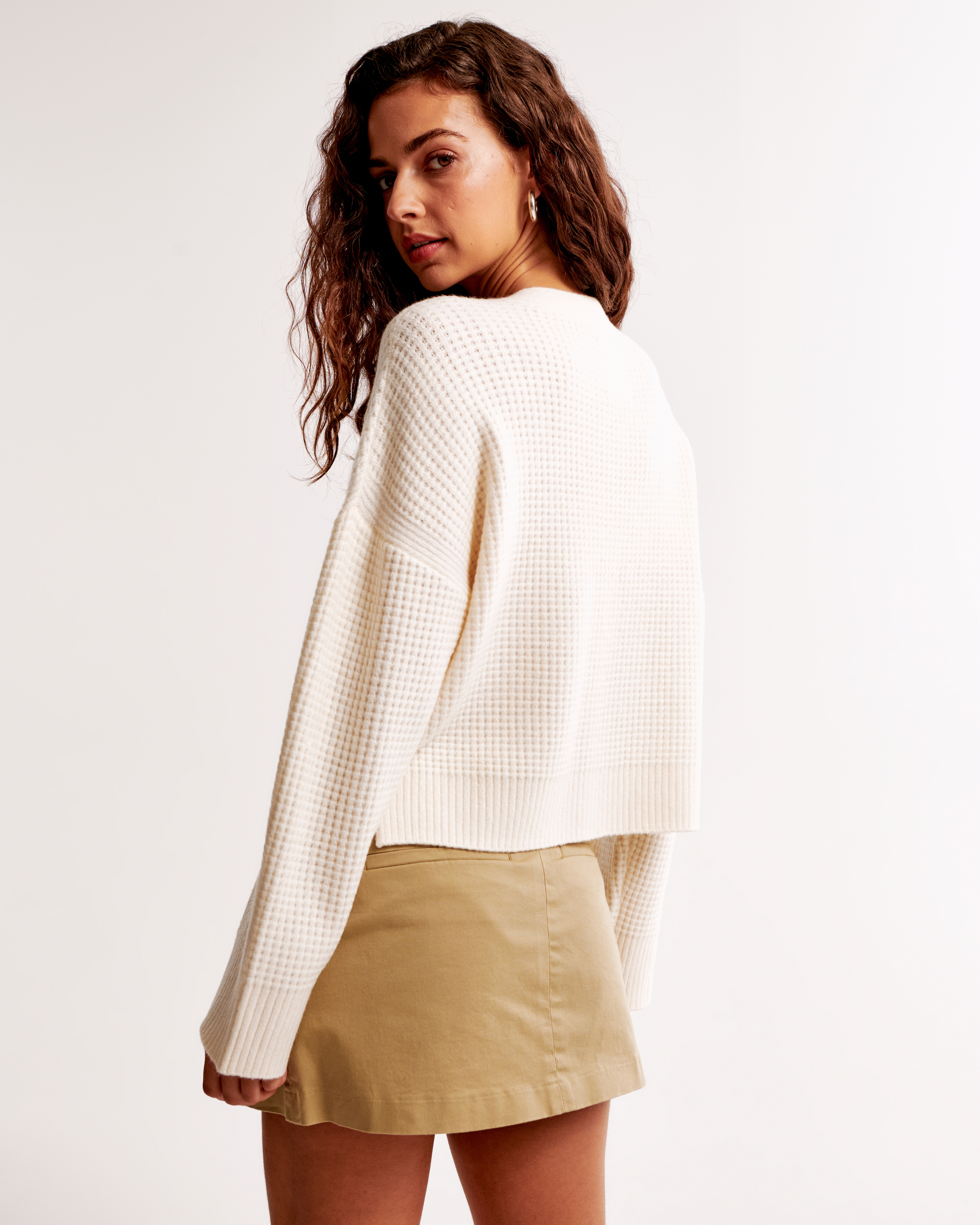 Women's Waffle Cardigan | Women's Tops | Abercrombie.com