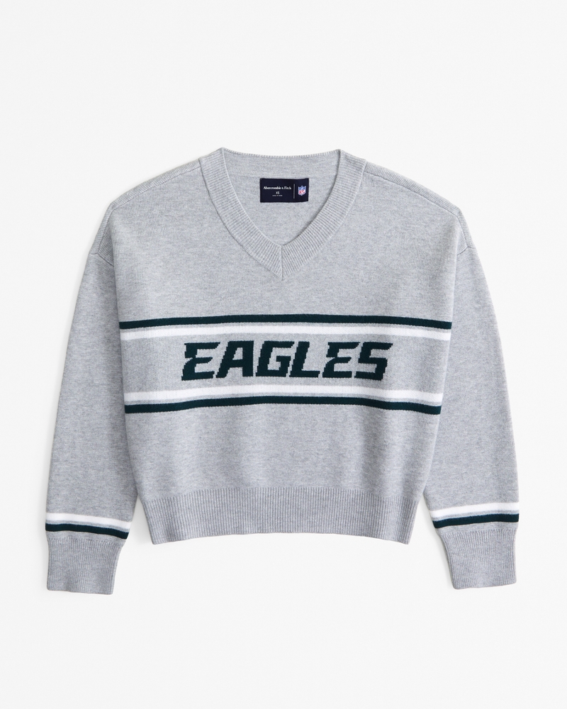 Women's Philadelphia Eagles LuxeLoft V-Neck Sweater | Women's Tops