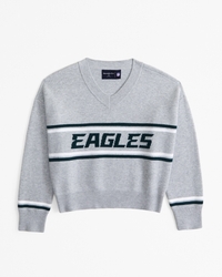 Philadelphia Eagles LuxeLoft V-Neck Sweater