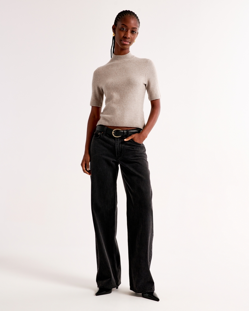 Skimming Mockneck Sweater Tee