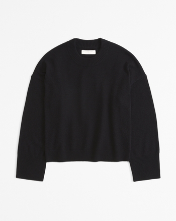 Women's Cashmere Crew Sweater | Women's Tops | Abercrombie.com
