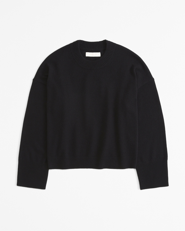 Abercrombie black sweater best sale