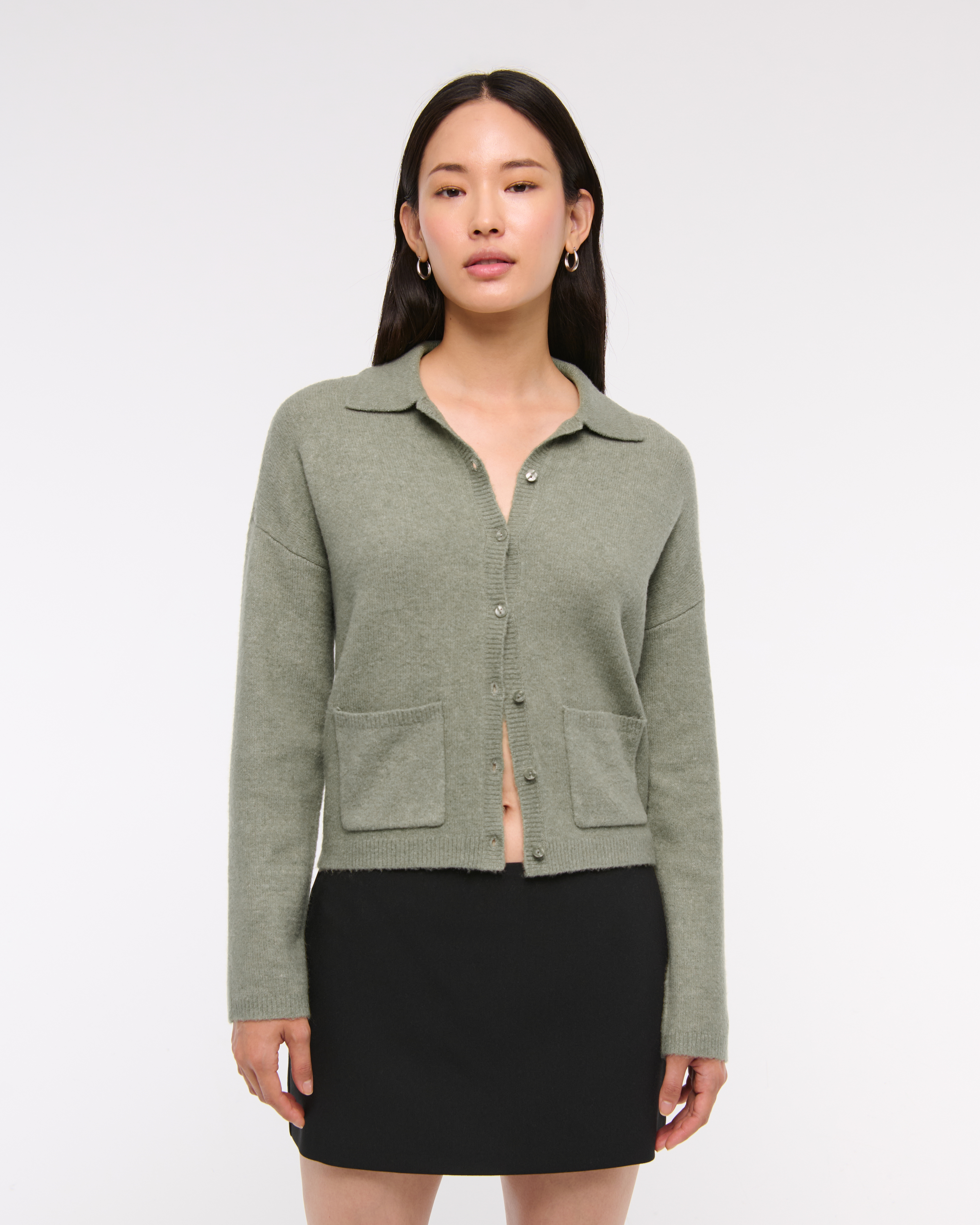 NEW)MIX COLLARED CARDIGAN】 - Time is on
