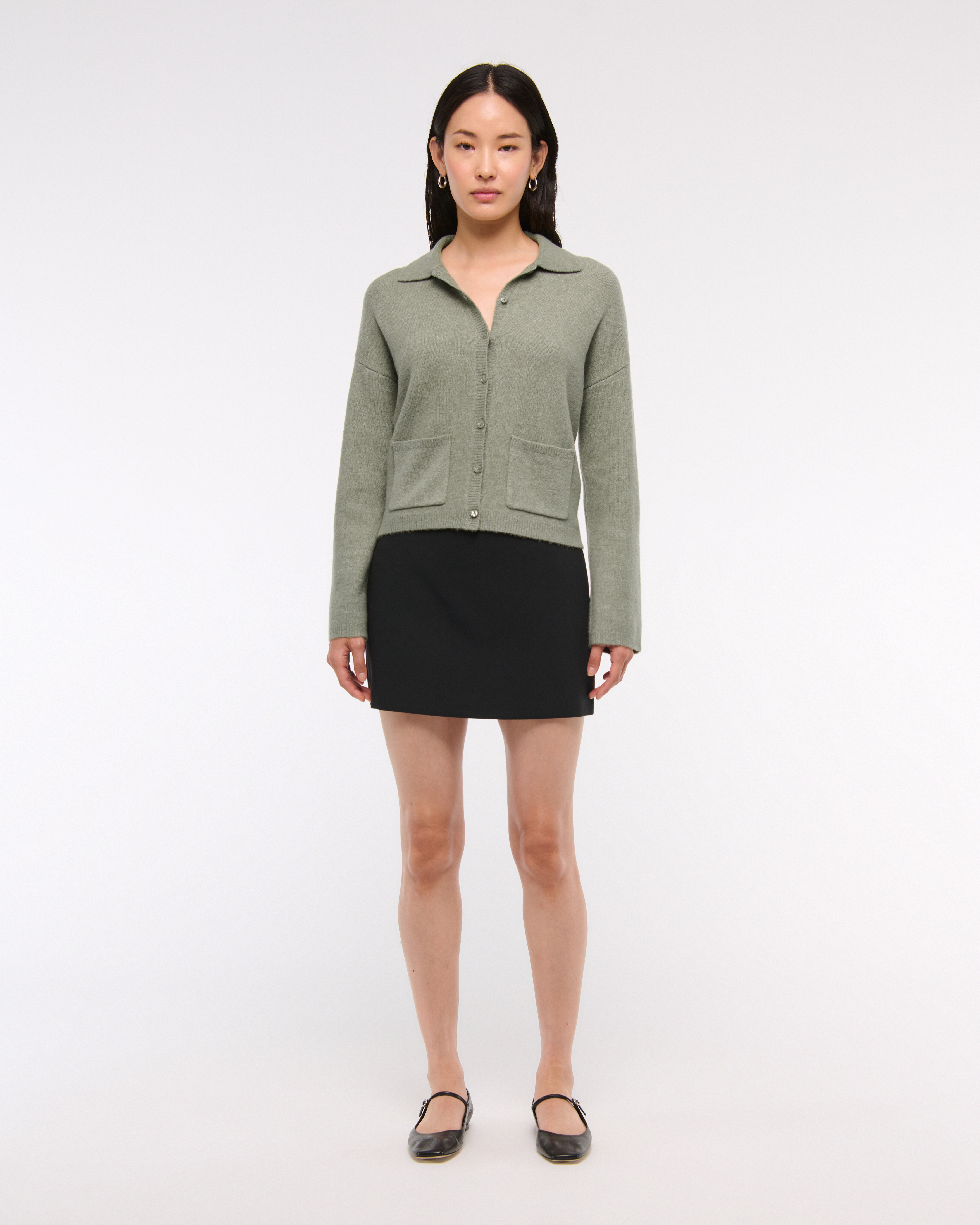 NEW)MIX COLLARED CARDIGAN】 - Time is on