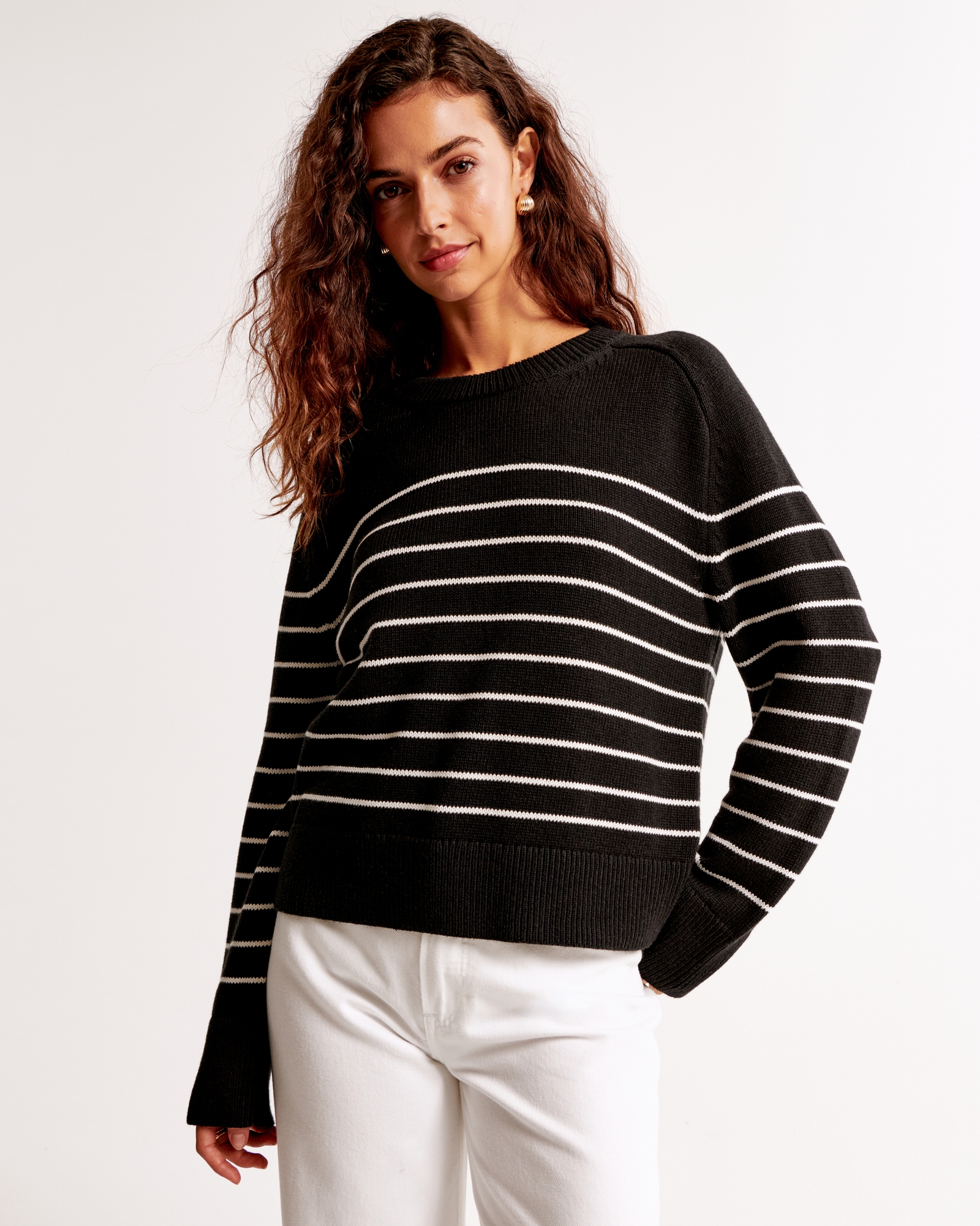 The A&F Madeline Cotton-Blend Crew Sweater