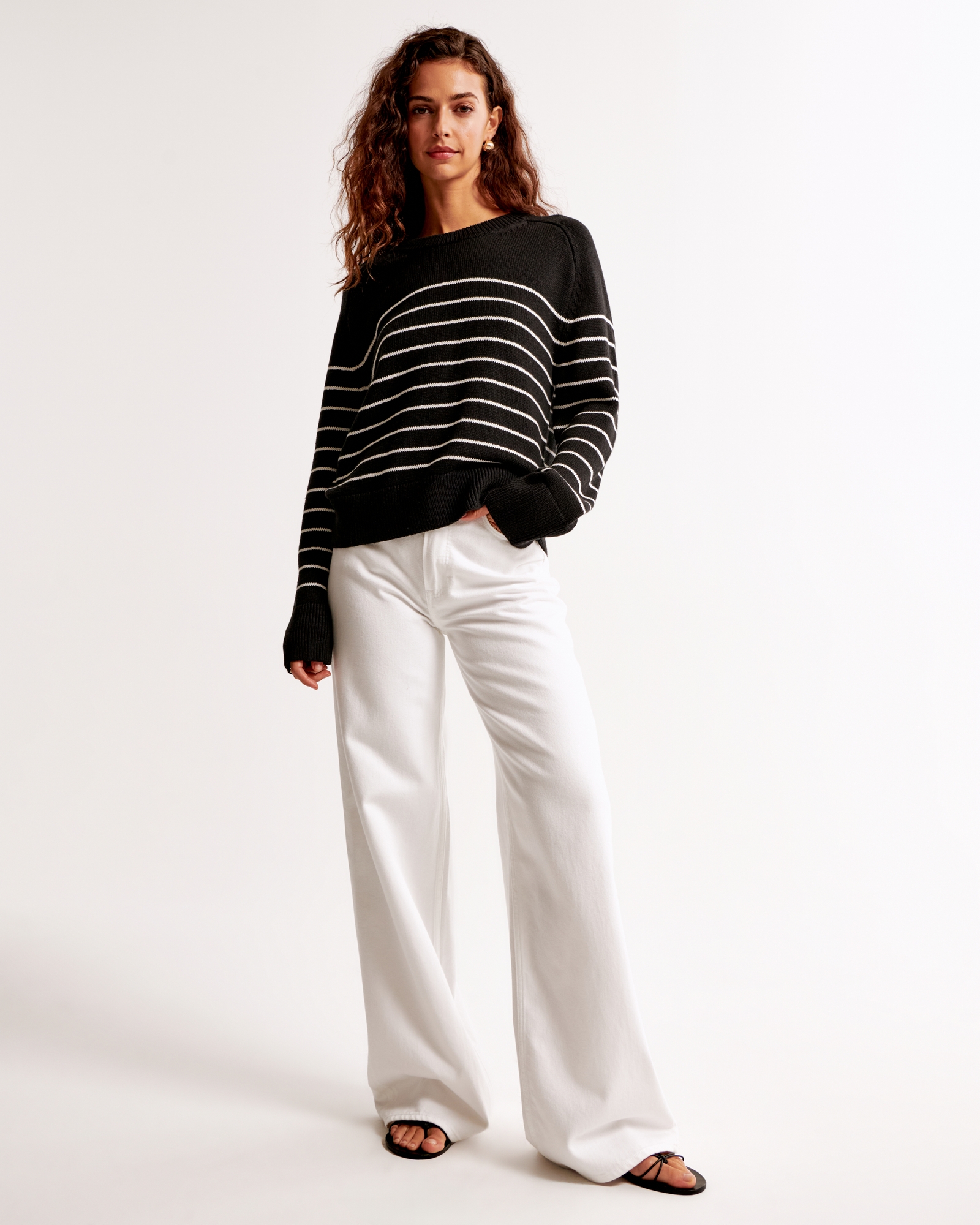 The A&F Madeline Cotton-Blend Crew Sweater