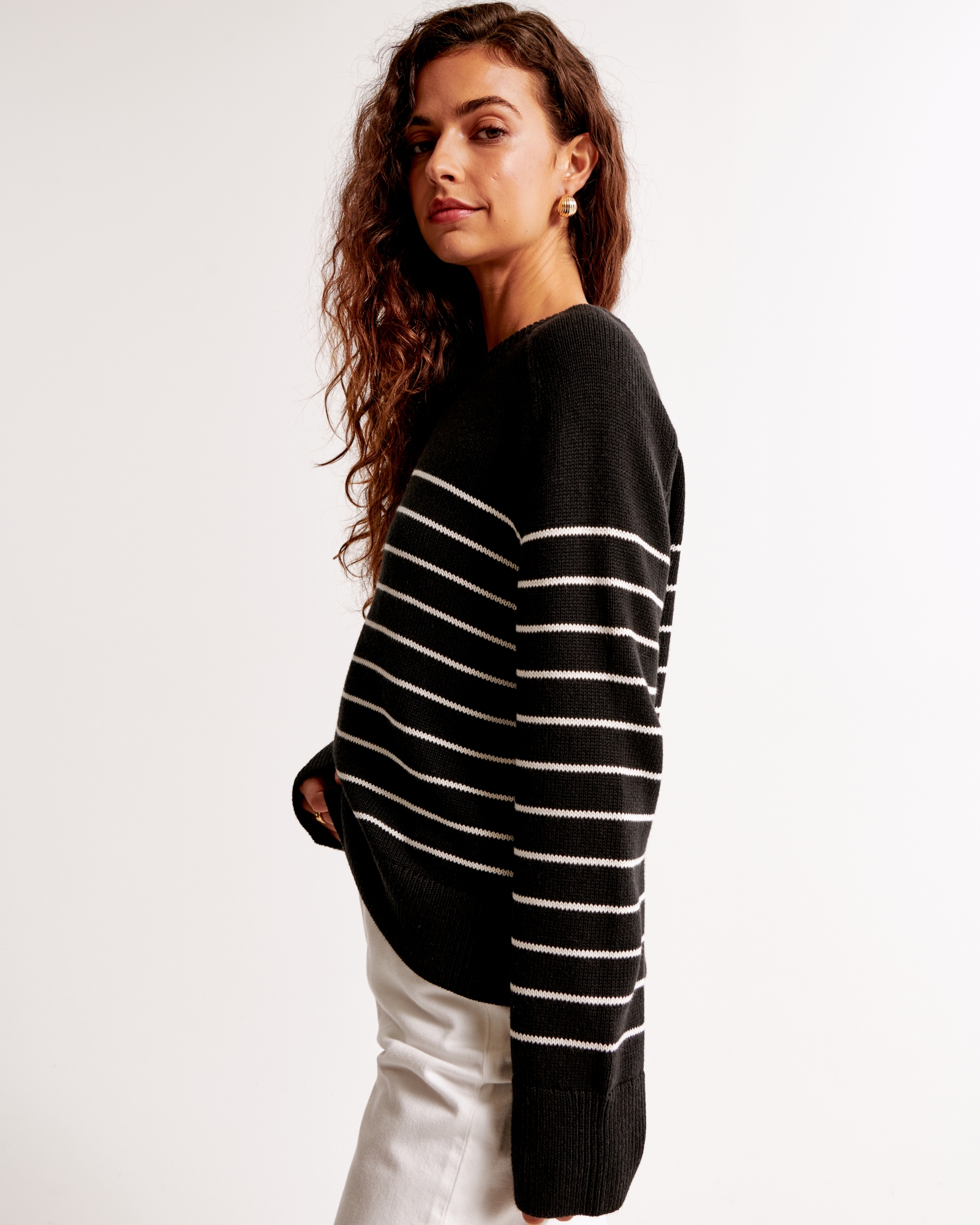 The A&F Madeline Cotton-Blend Crew Sweater